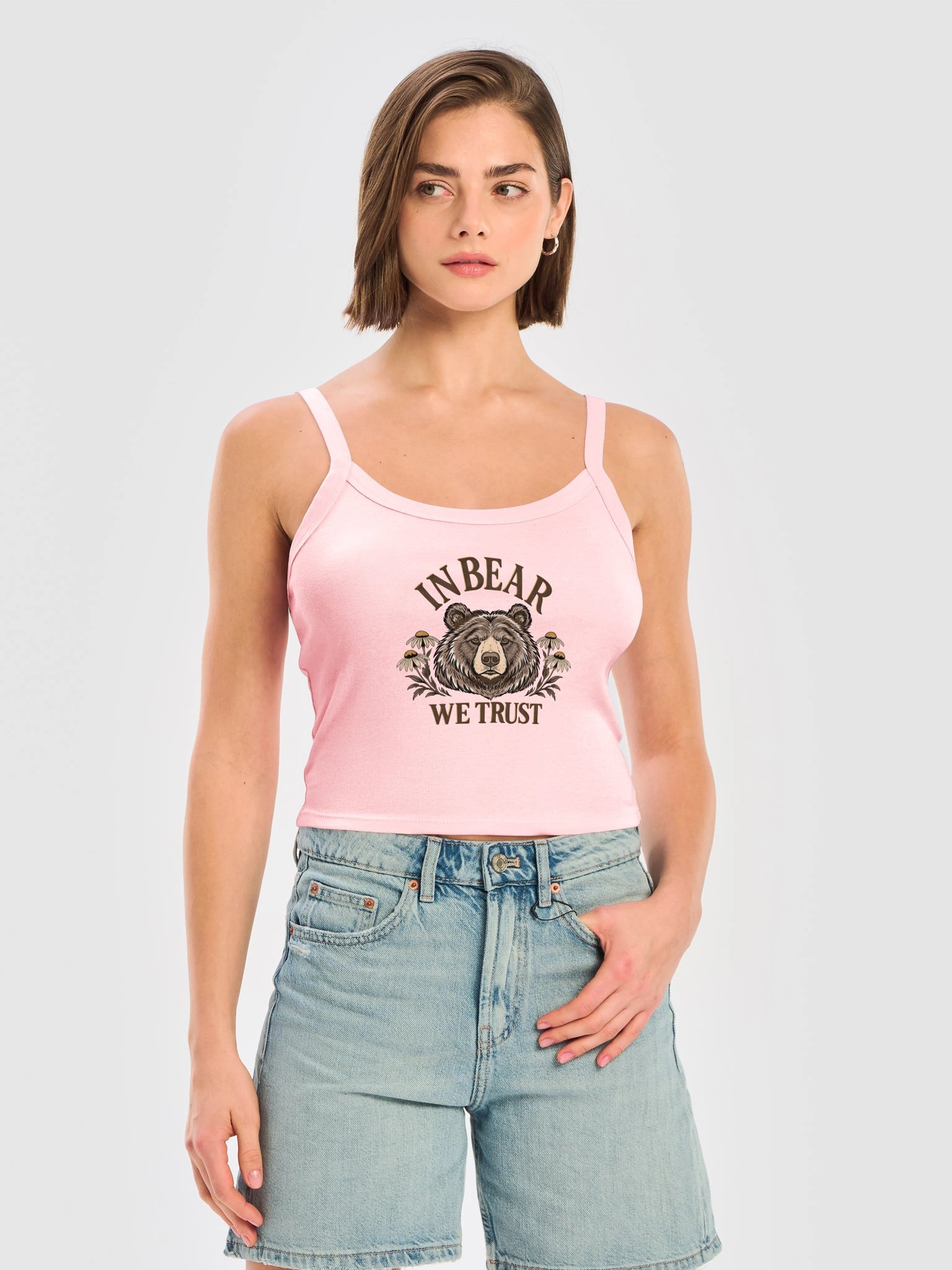 I Choose the Bear Cropped Tank product image (21)