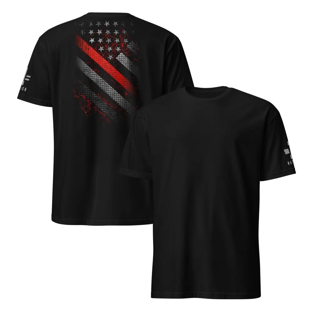 Thin Red Line Carbon Diagonal Flag product image (13)