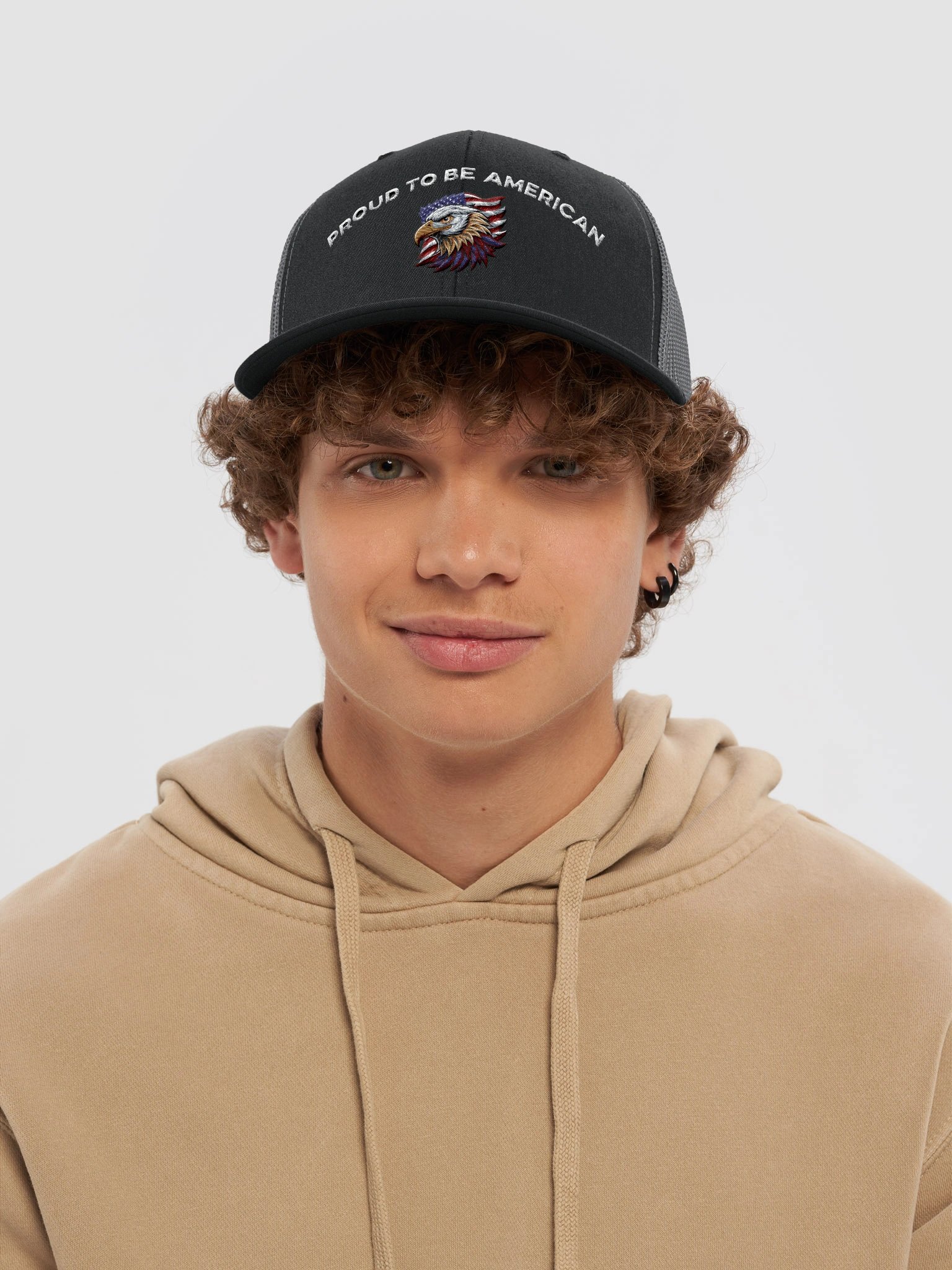 Night-Hawk Graphic Trucker Hat product image (5)