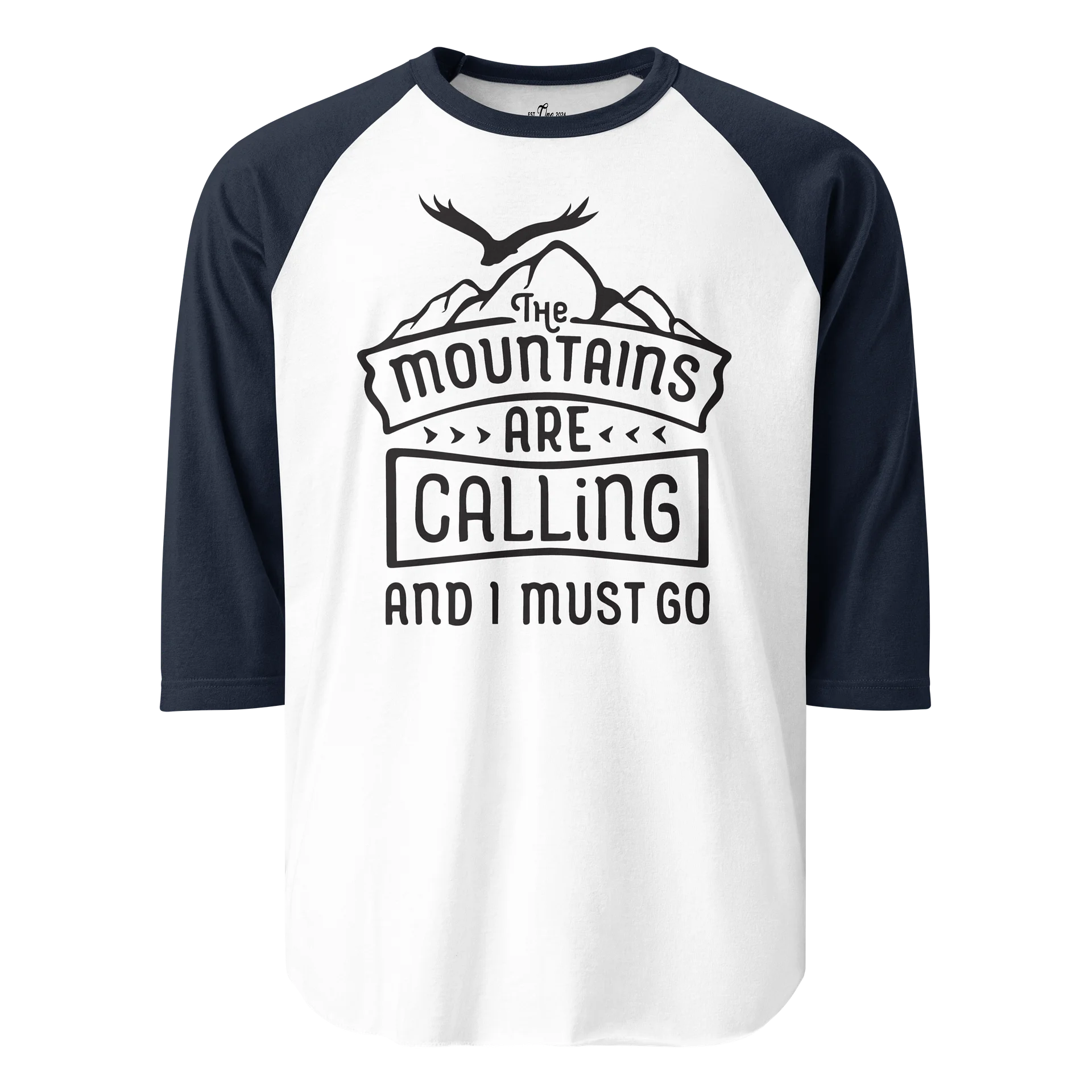 The Mountains Are Calling Raglan Tee product image (28)