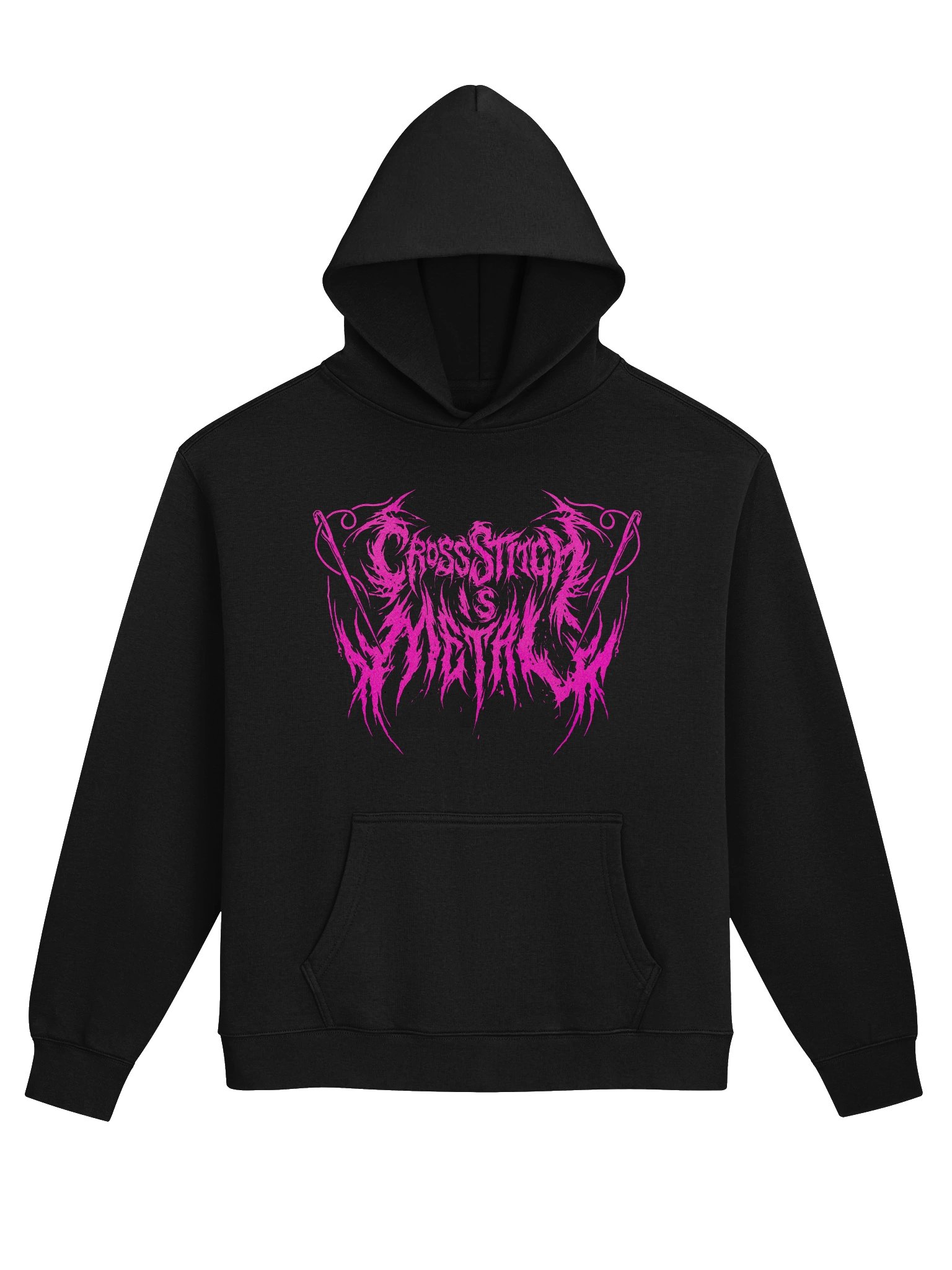 Cross Stitch is Metal Baggy Hoodie (PANK!) product image (1)