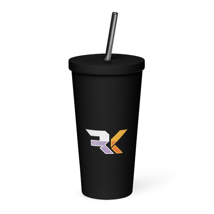 RayKits Insulated Tumbler with a Straw product image (1)