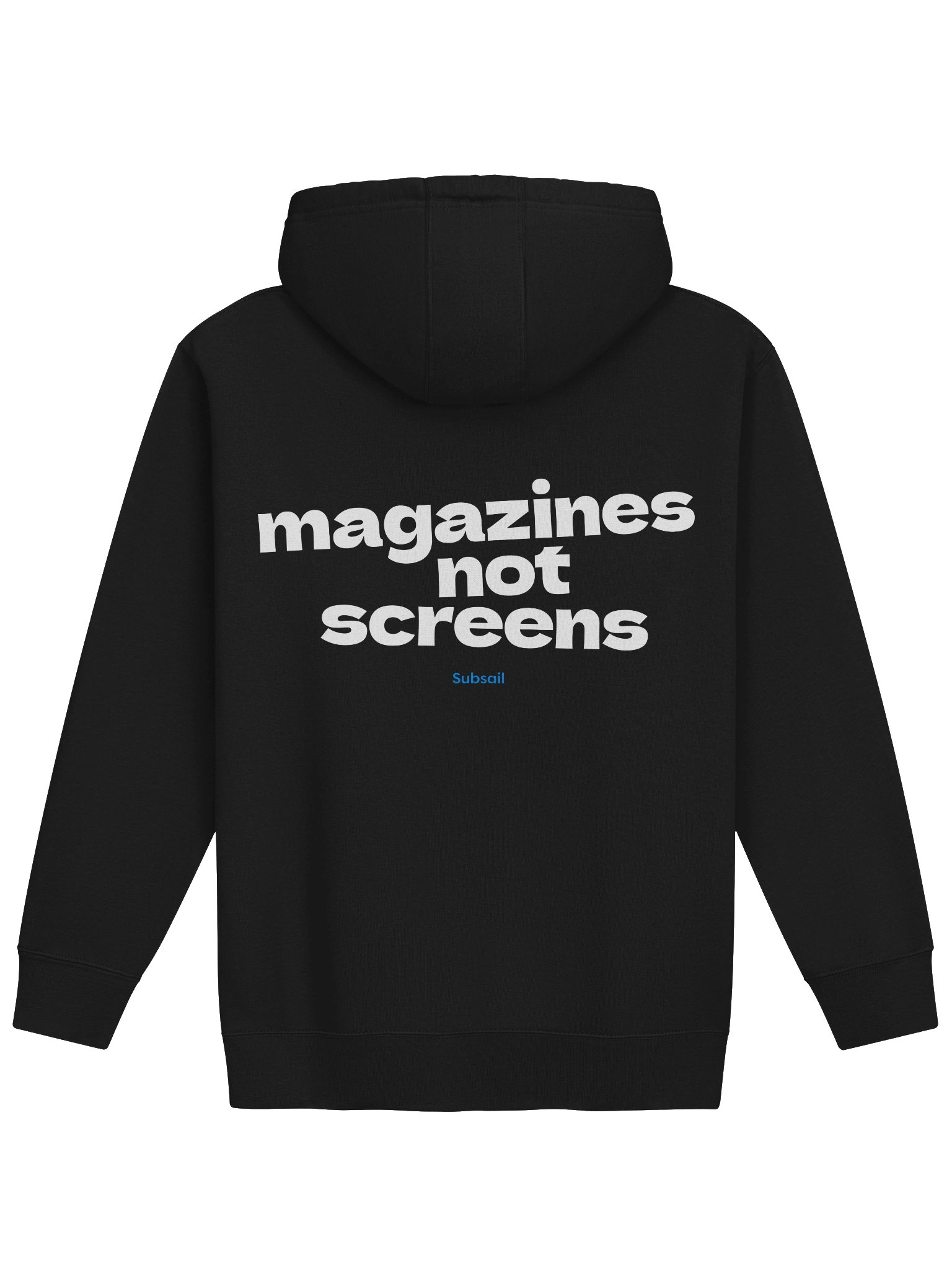 Subsail x magazines not screens hoodie product image (4)