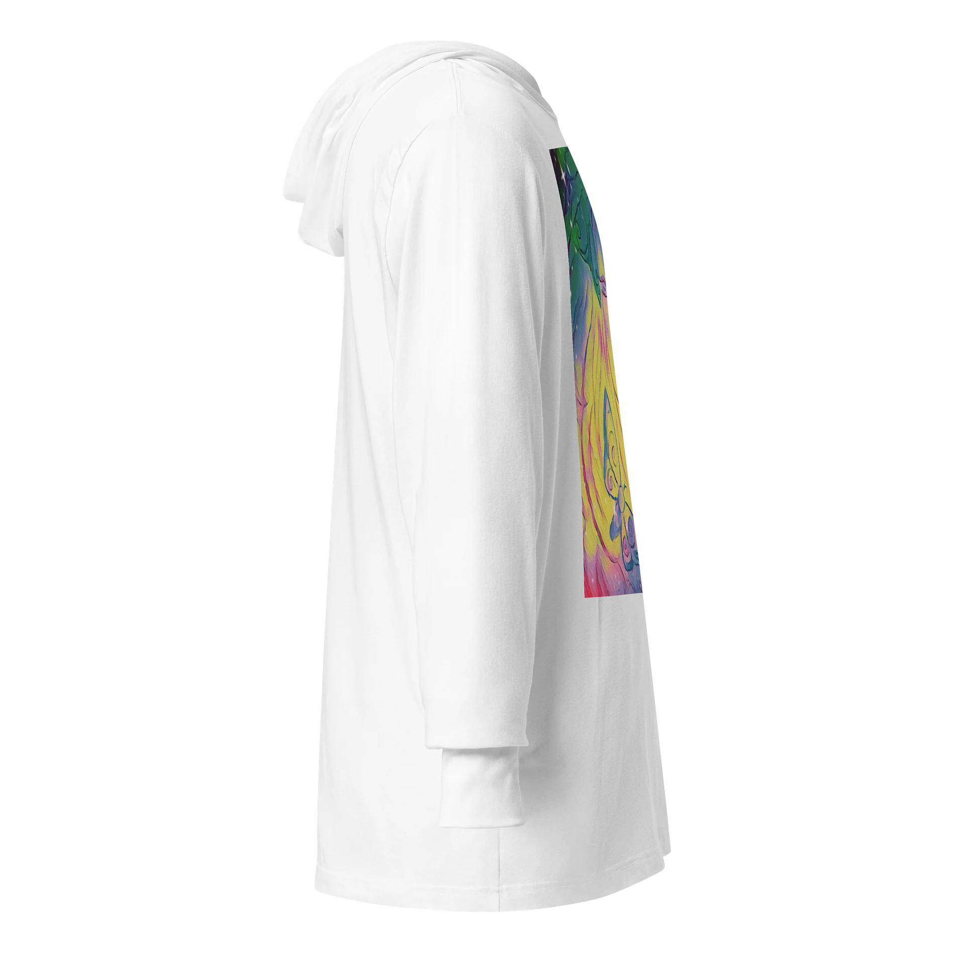Radiant Rainbow Moth Hooded Longsleeved Tee product image (11)