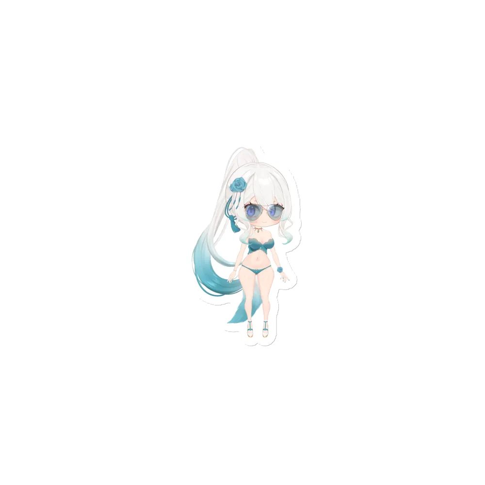 Summer Chibi Celene Die-cut Magnet product image (1)