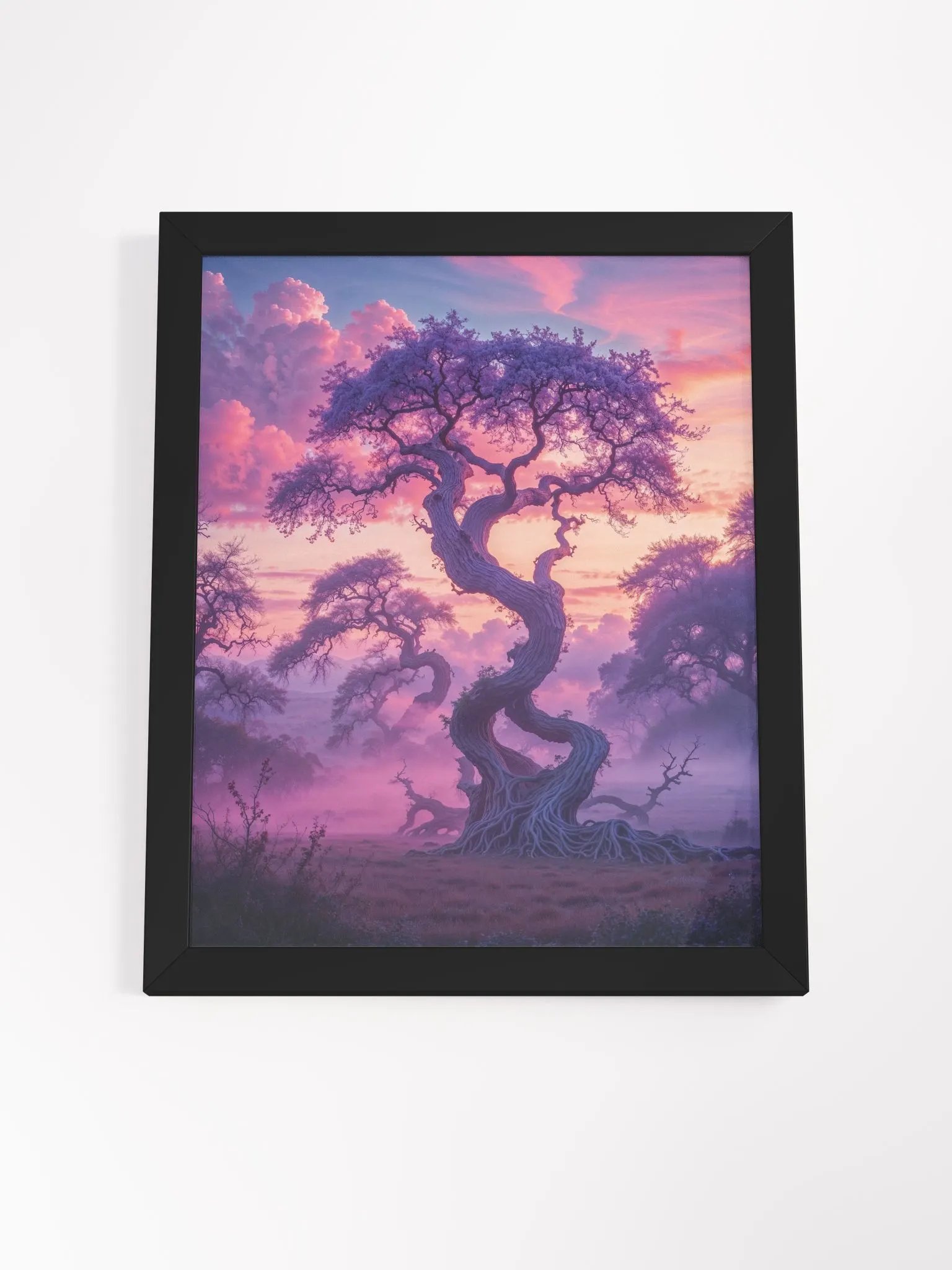 Ethereal Skyline Tree Framed Print product image (19)
