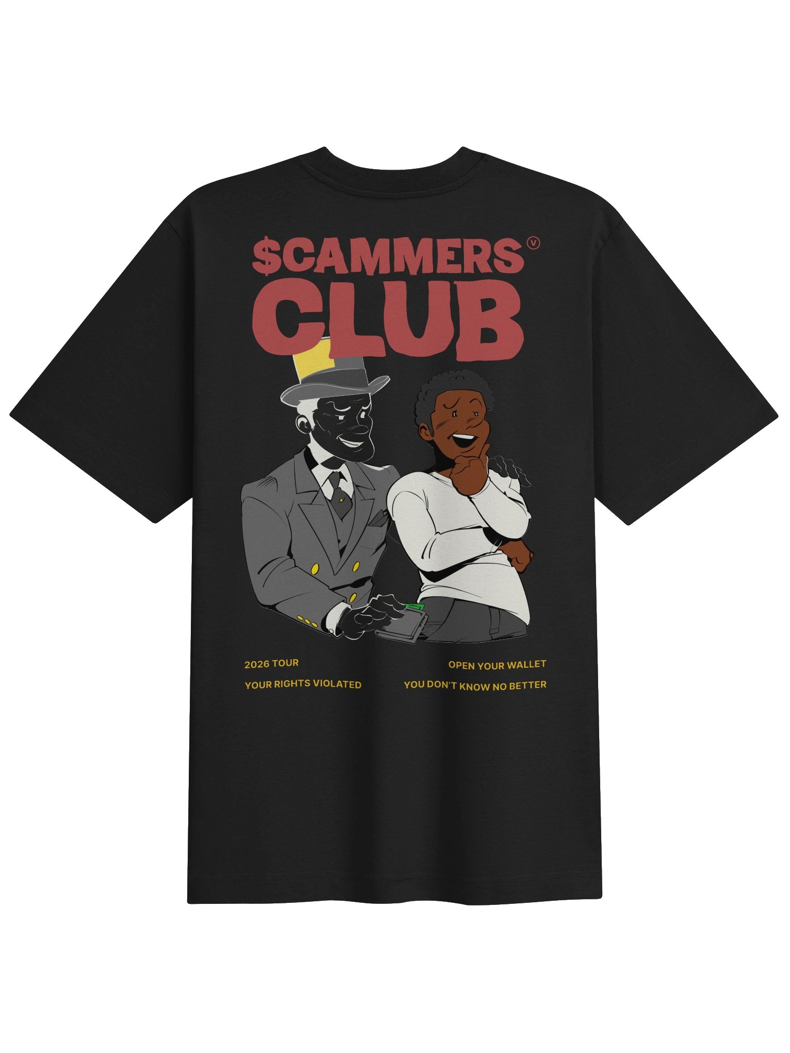 The Scammers Club "Wishful Thinking" Limited Tee (in the Dark) product image (2)