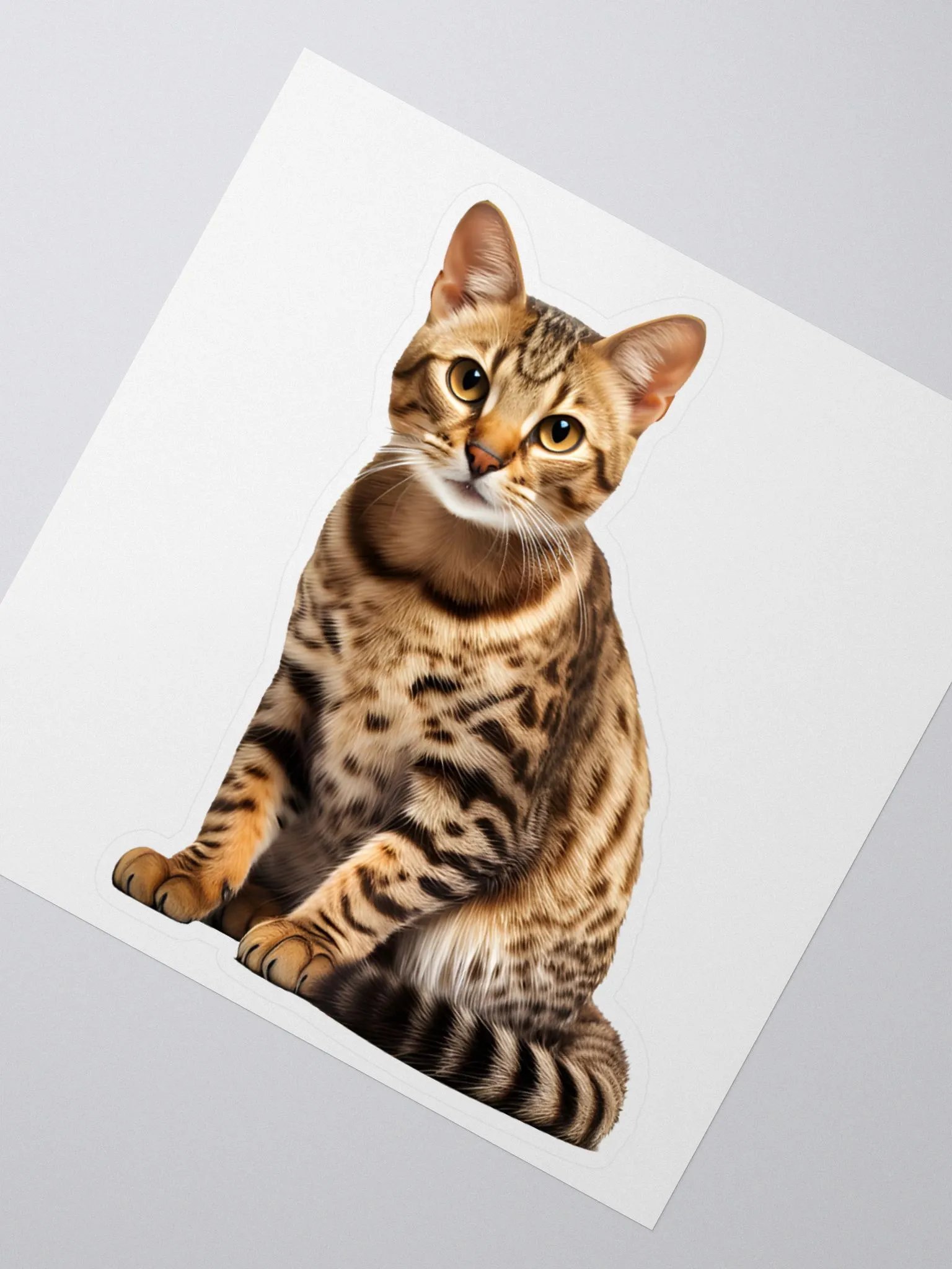 Bengal Beauty Cat Stickers product image (2)