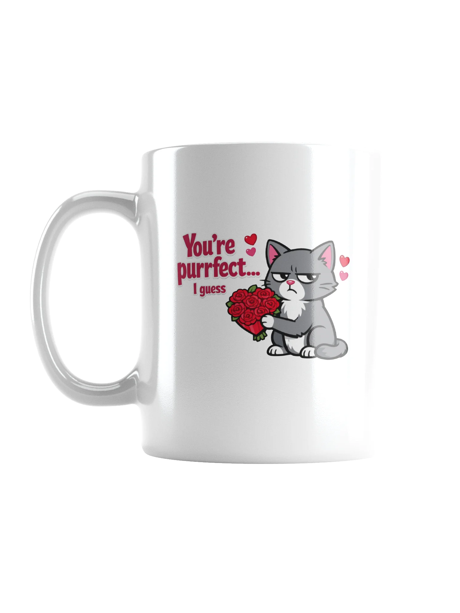 "You're Purrfect I Guess" Grumpy Cat Valentine's Mug product image (1)