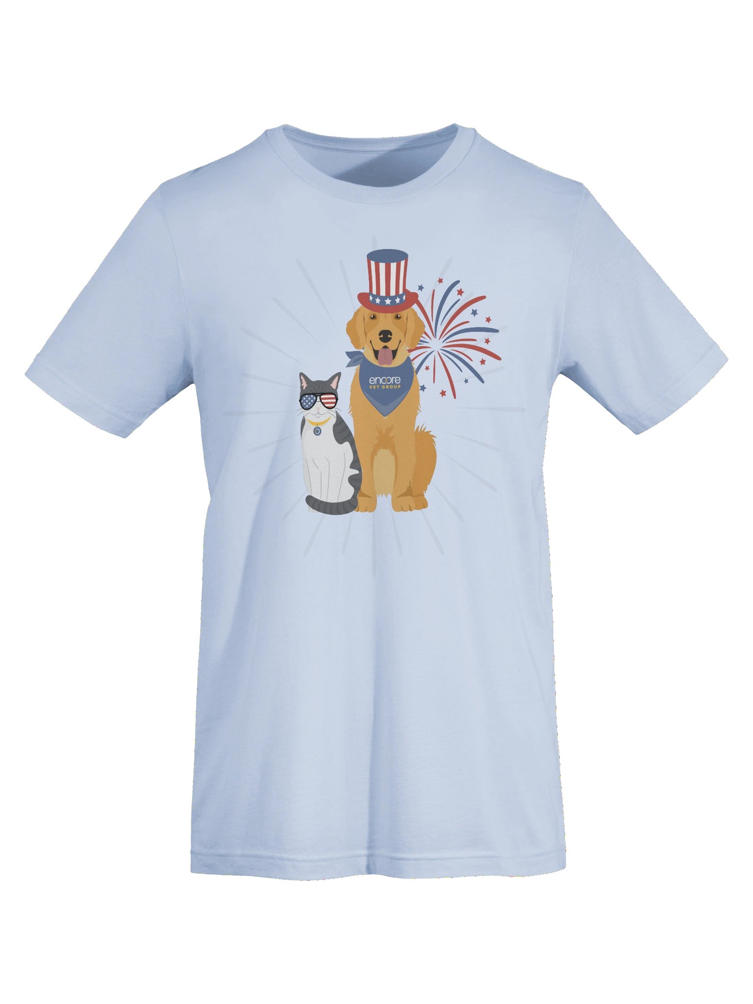 Patriotic Pup & Cat Vet Tee product image (5)