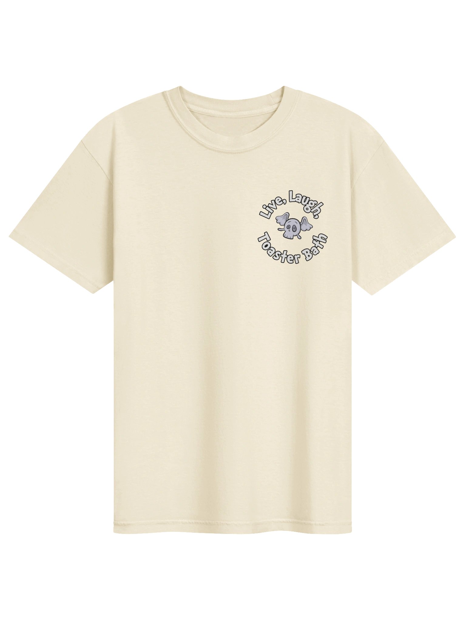 Live Laugh Toaster Bath Tee product image (6)