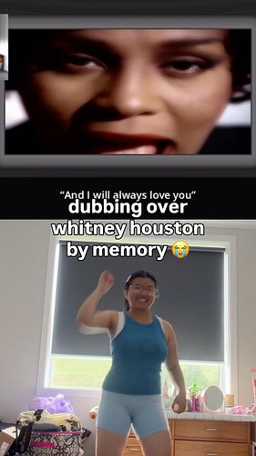 without the instrumental cuz i was chasing the beat the delay always kills me LOL

#whitneyhouston #choicervoicer #iwillalway...