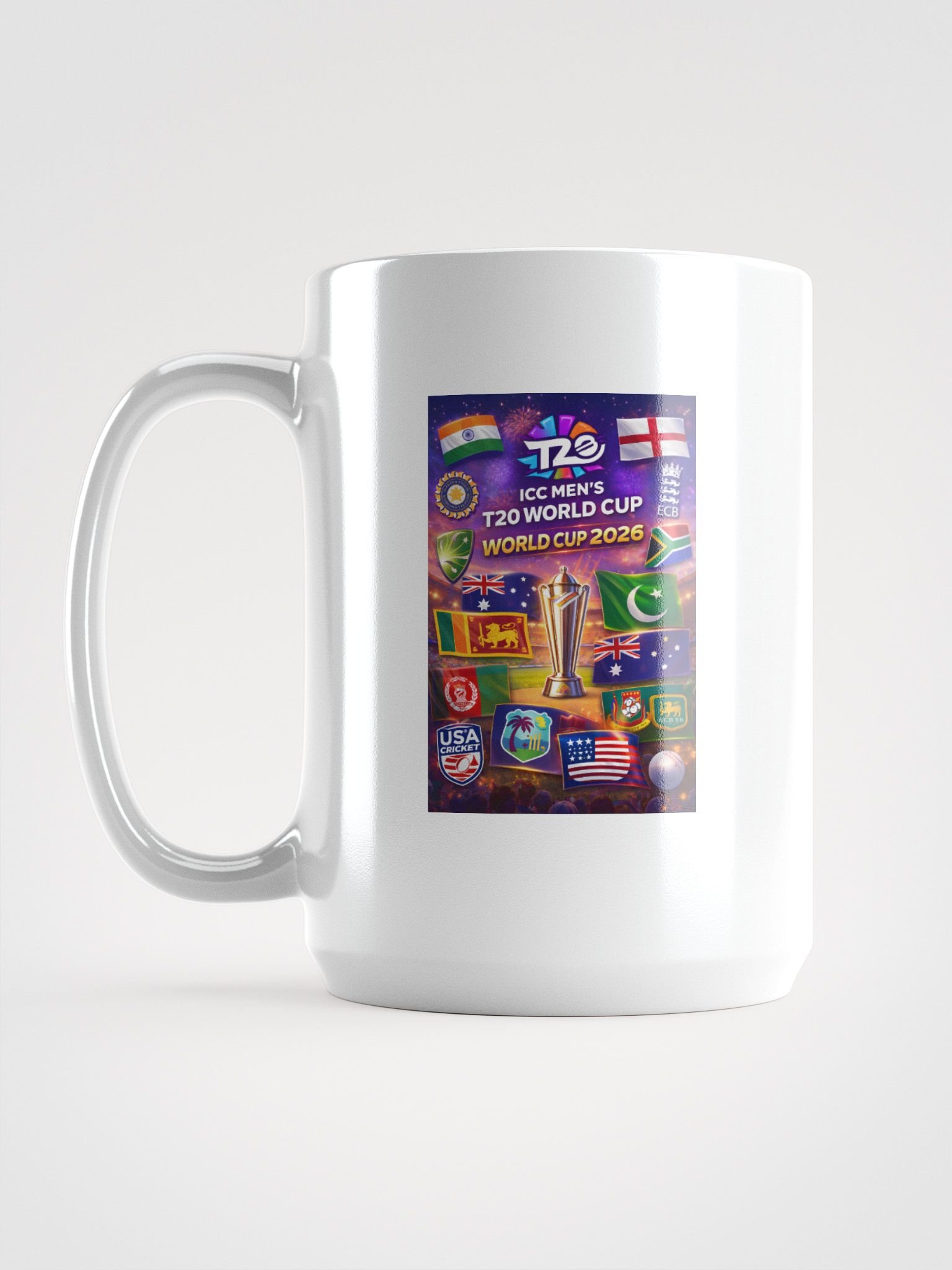 T20 WORLD CUP - ONE WORLD ONE ROAR MUG product image (1)