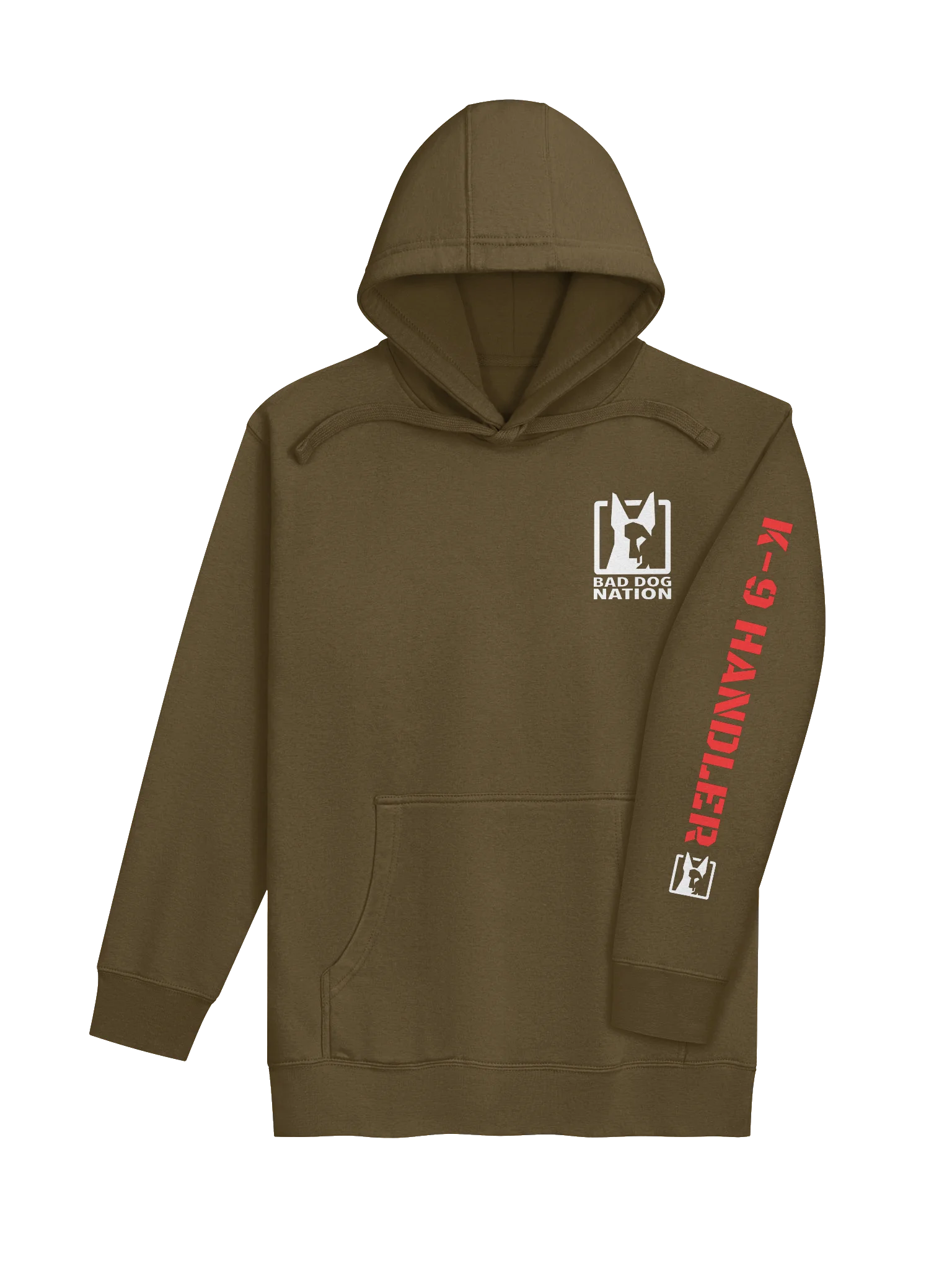 K9 Handler Sleeve Print - Premium Adult Unisex Hoodie product image (3)