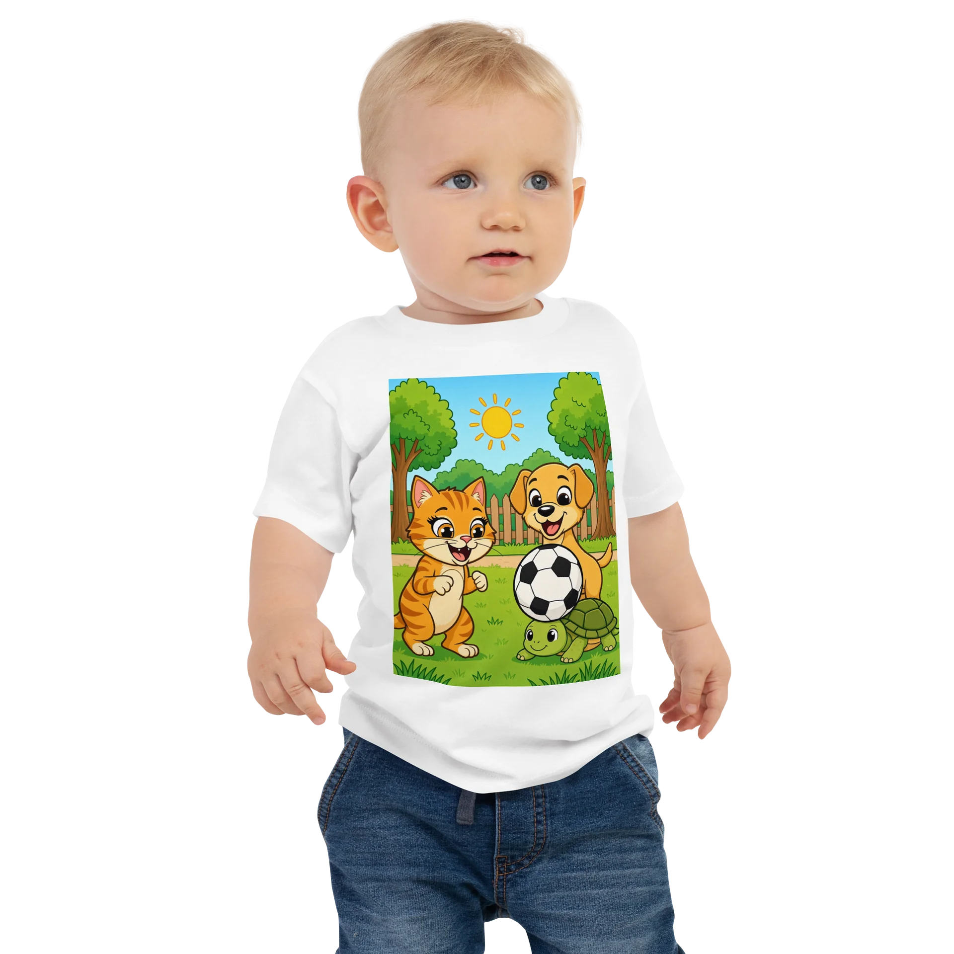 Sunny Friends Baby Tee product image (1)