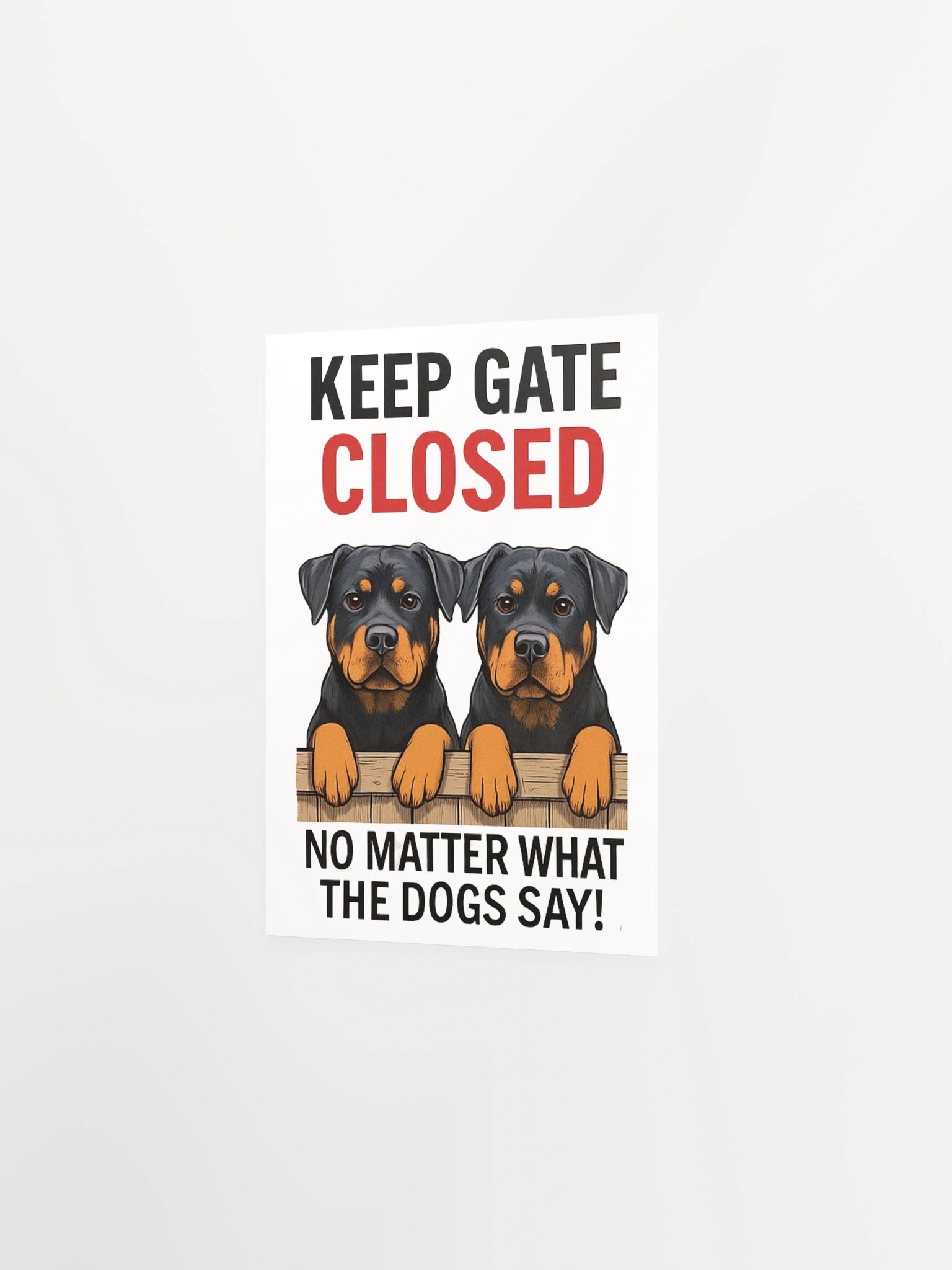 Rottweilers - Keep Gate Closed product image (10)