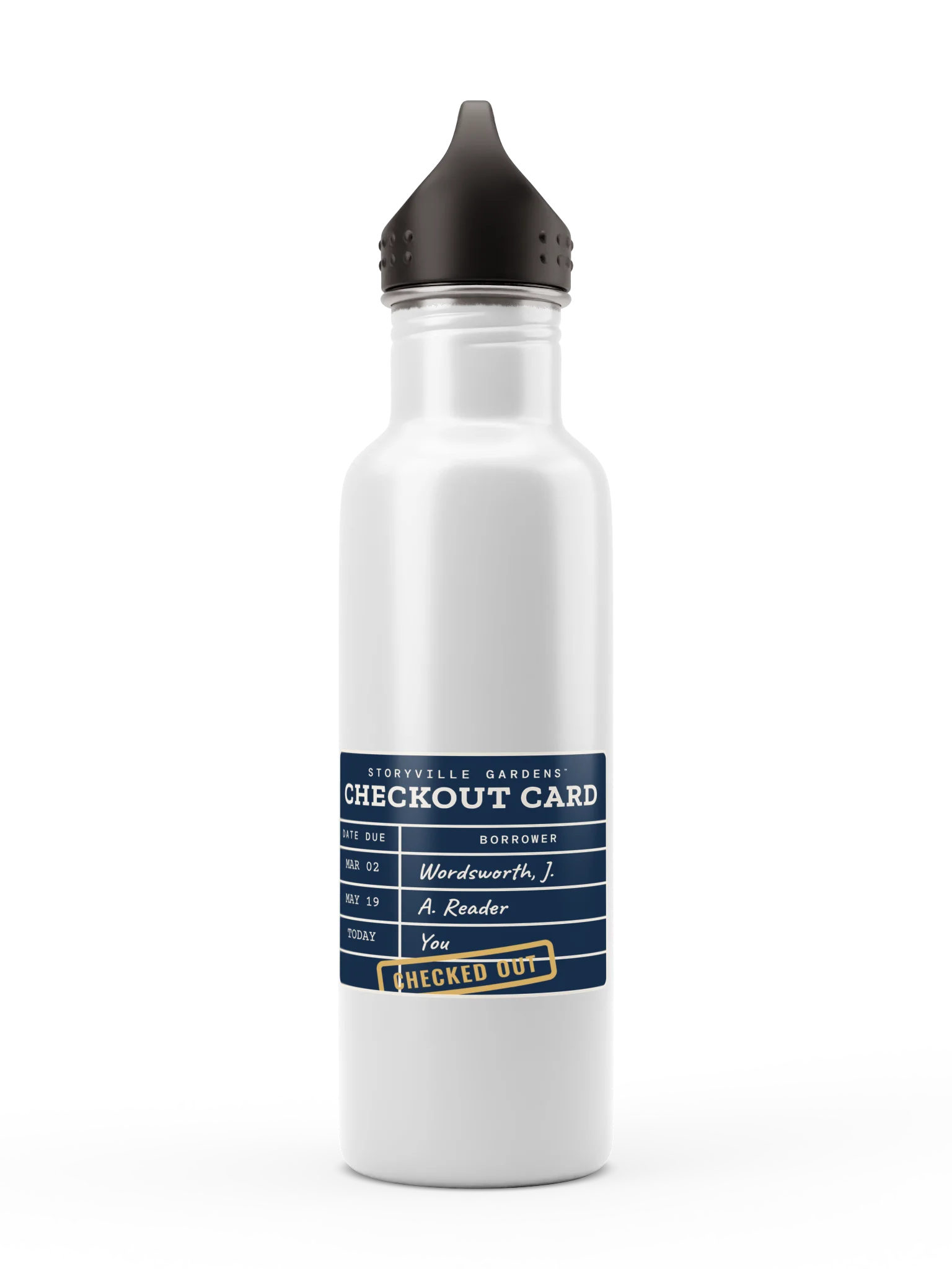 Checked Out Water Bottle product image (3)
