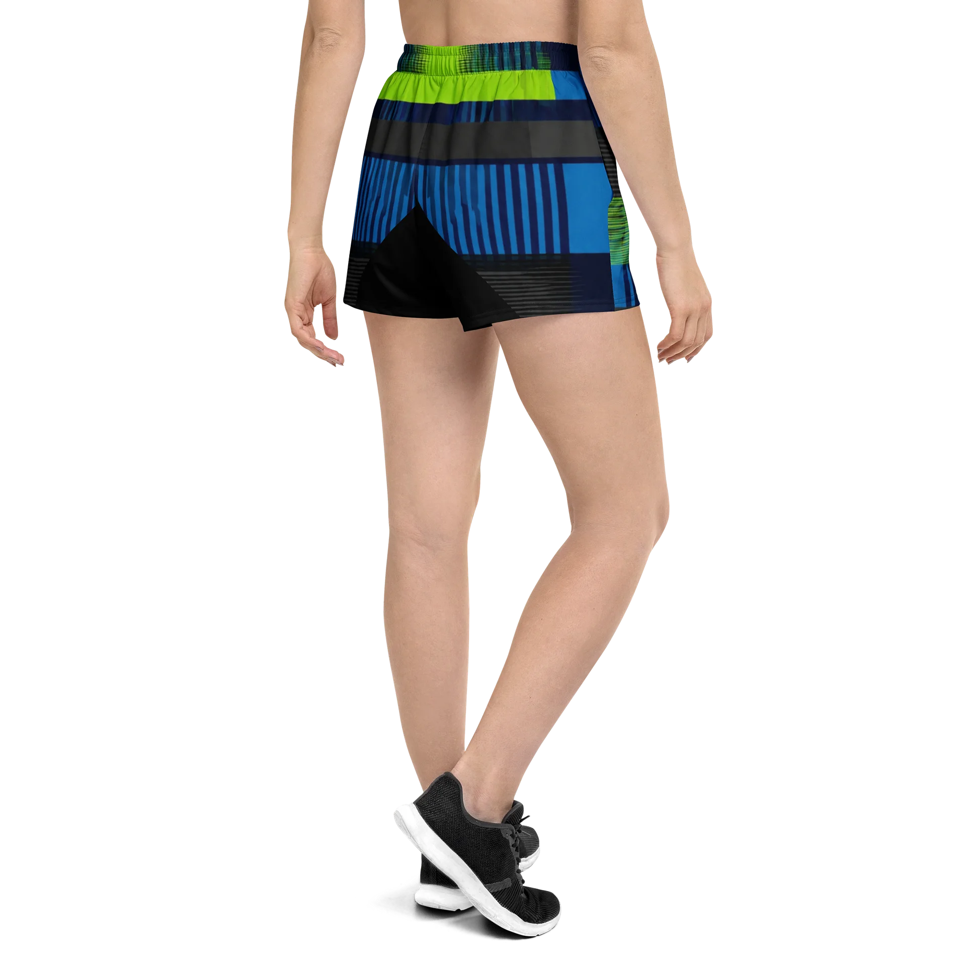 Neon Geo Mirror Athletic Shorts product image (4)