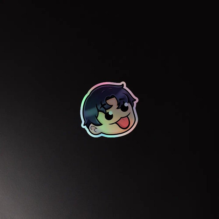 Blep Holographic Sticker product image (4)