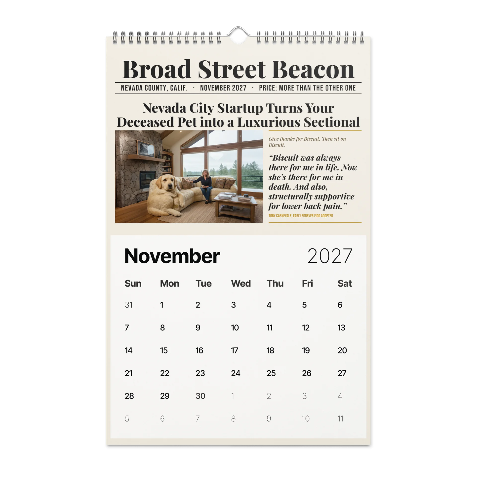 Broad Street Beacon 2027 Wall Calendar product image (11)