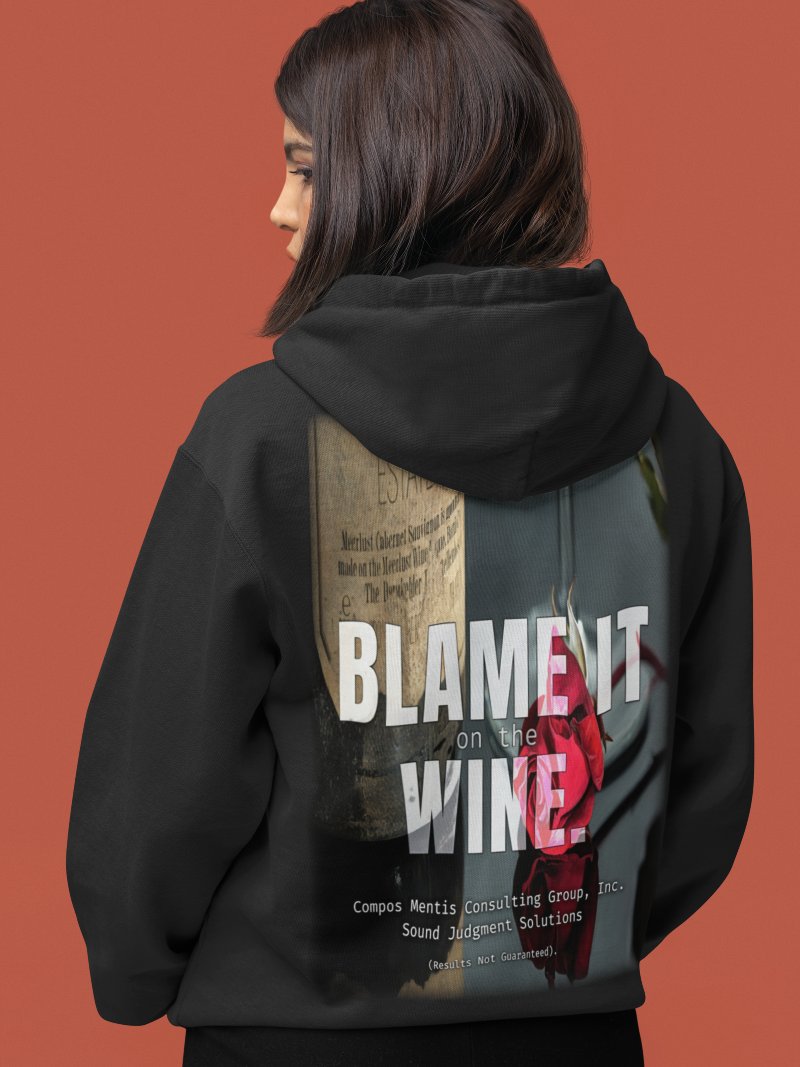 Blame It on the Wine Compos Mentis Zip Hoodie product image (24)