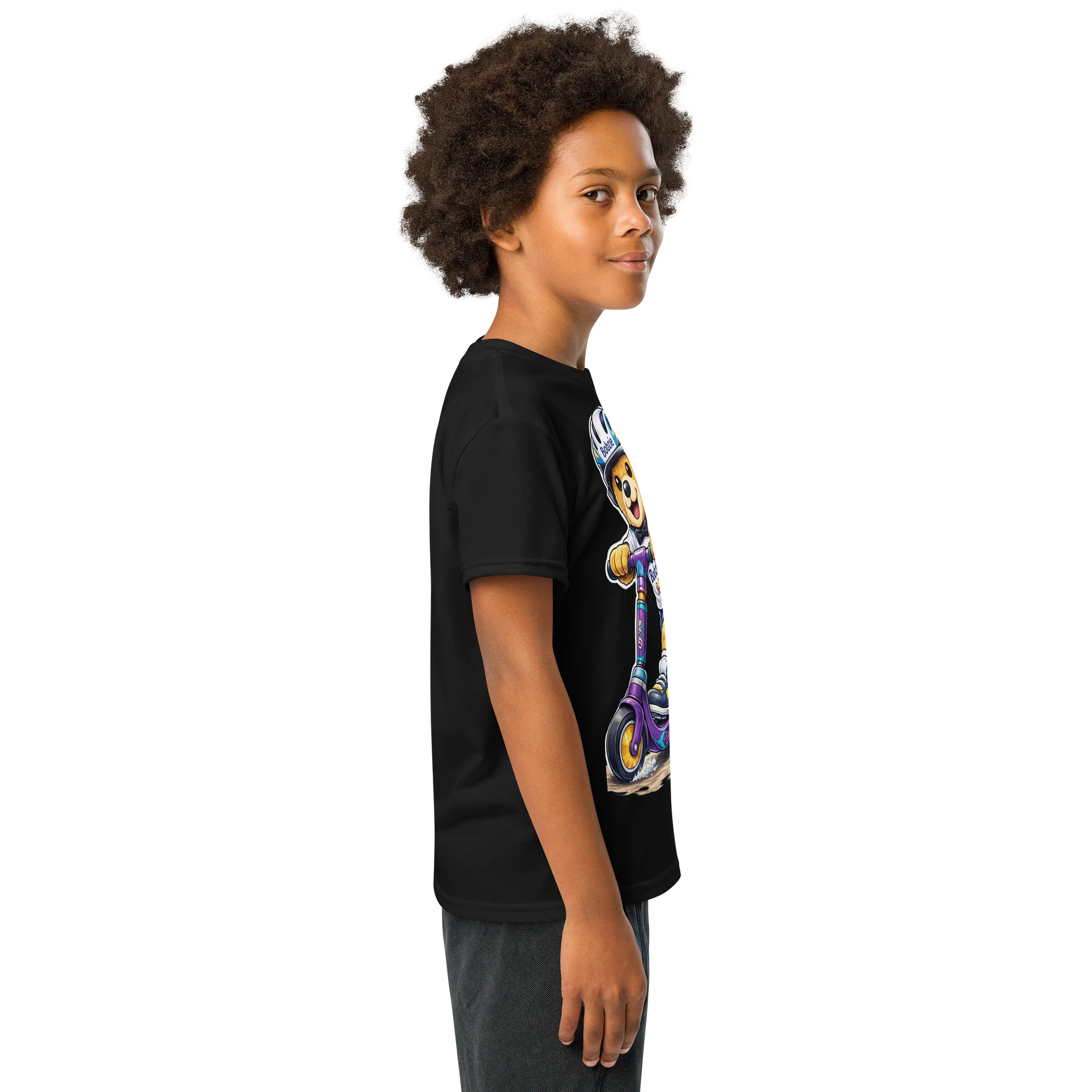 Ride With Bobzie Youth Tee | Scooter Adventure Edition by FayzieBobs product image (3)