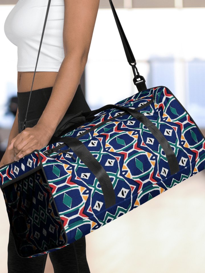 Geometric Symmetry All-Over Duffle Bag product image (2)