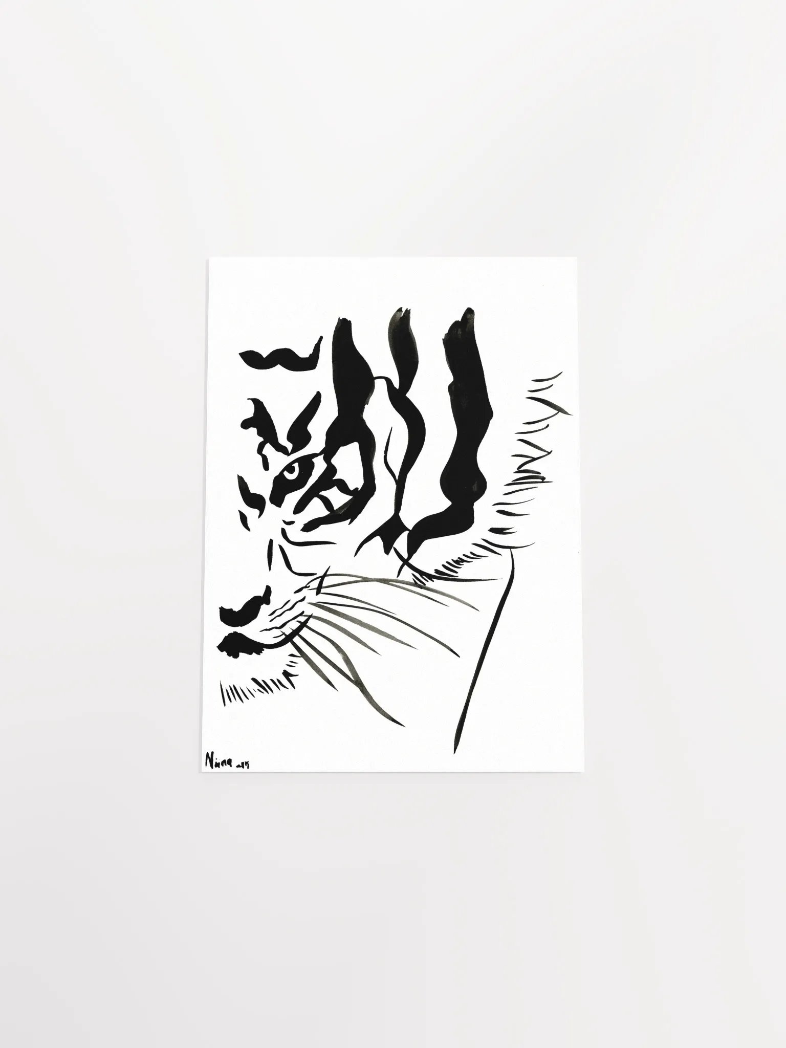 Face Of A Tiger Art Print product image (4)