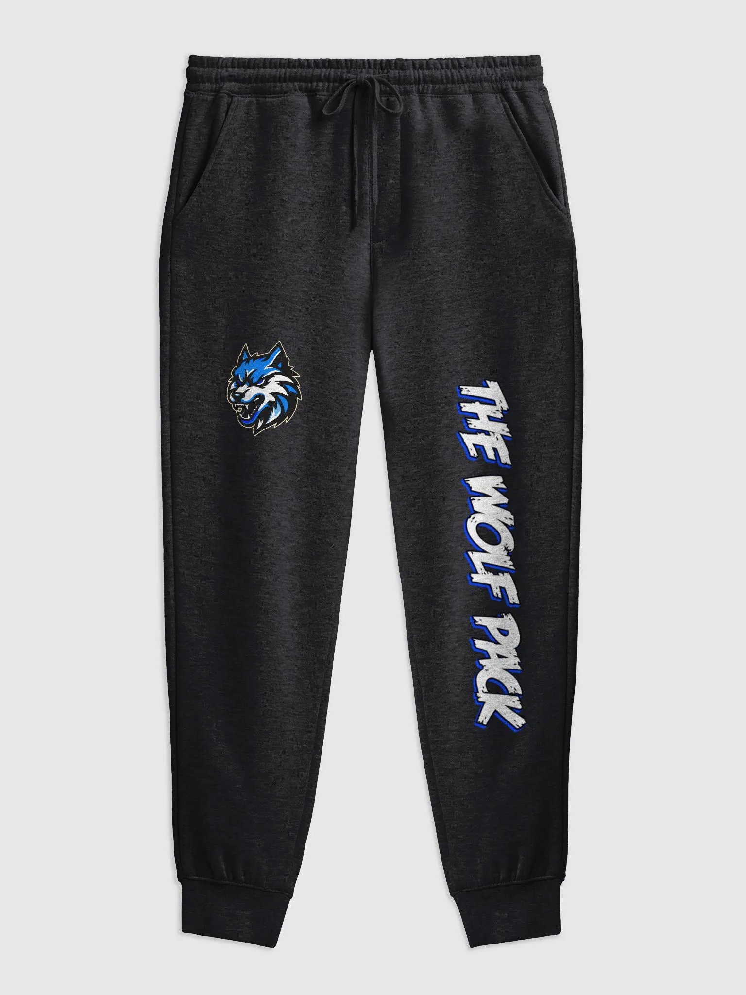 Wolf Pack Sweatpants | Black & Blue product image (1)
