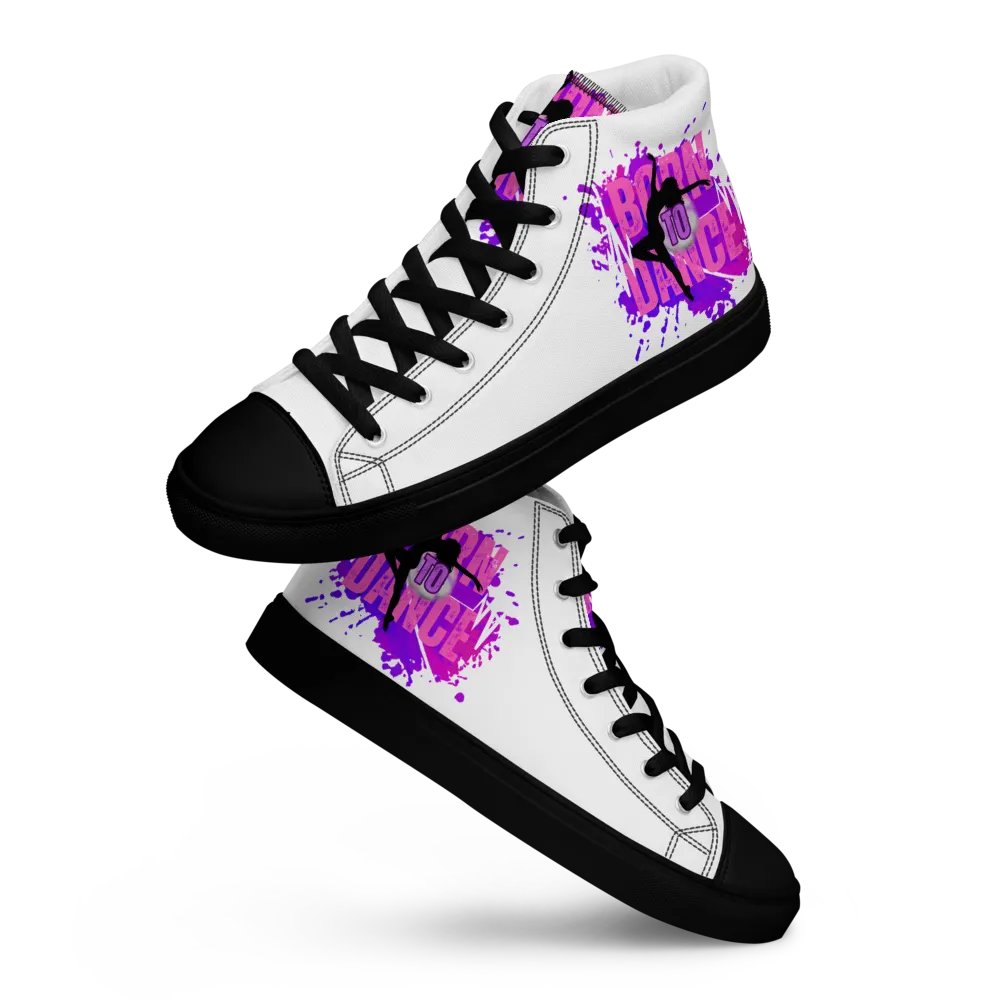 Energetic Born to Dance Her Silhouette Men's High Tops product image (12)