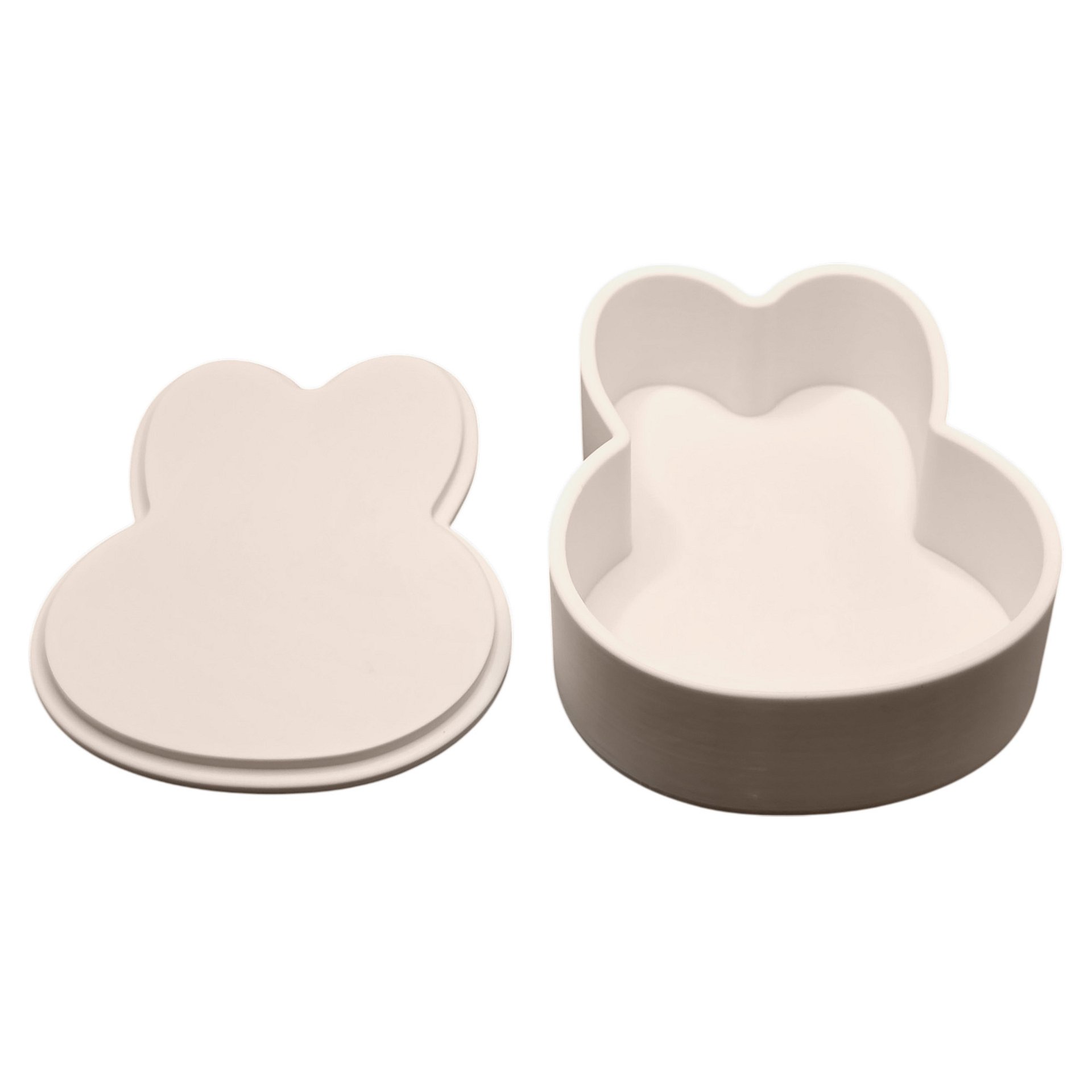 Holographic Bunny Trinket Box – Cute Desktop Storage & Jewelry Organizer product image (2)