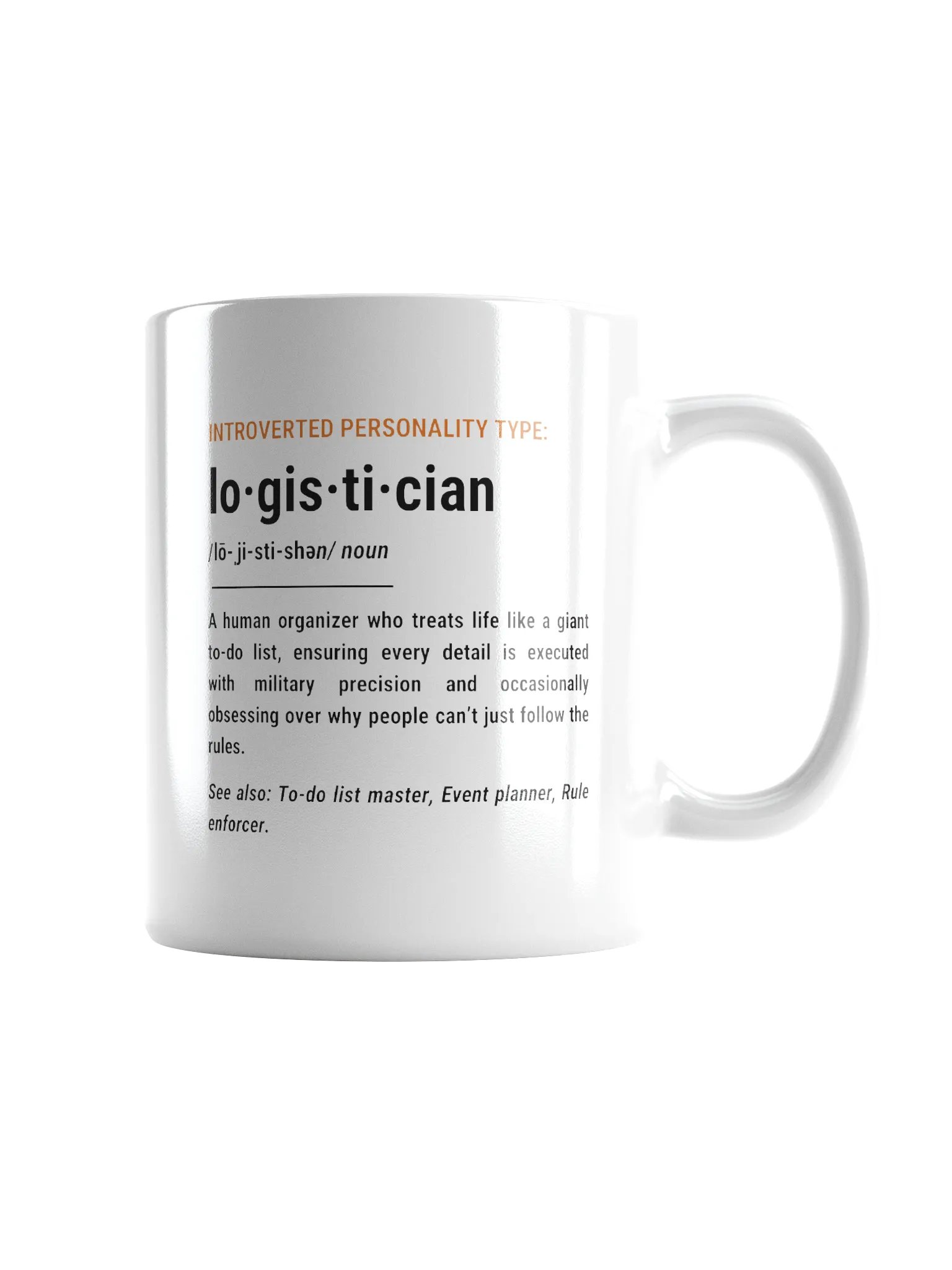 Introverted Personality Type: Logistician Mug product image (2)