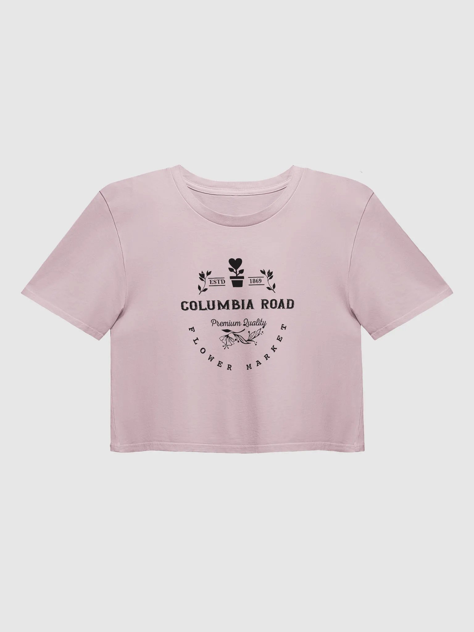 Columbia Road Market Women's Crop T Shirt (Orchid) product image (1)
