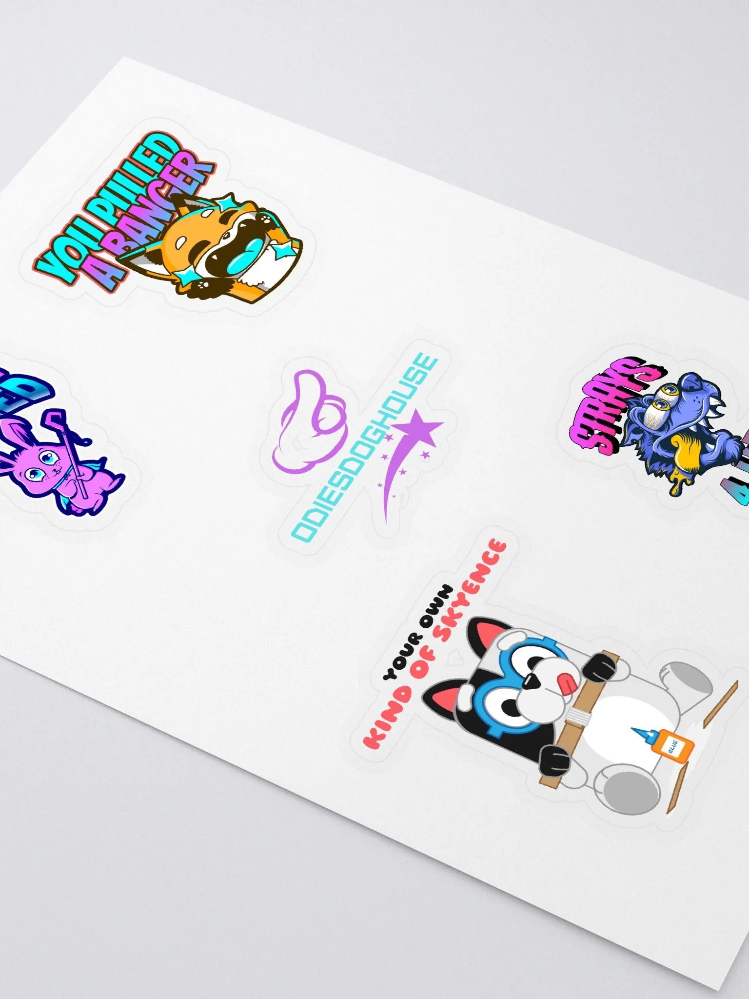 OdiesDoghouse Sticker Sheet #4 product image (2)