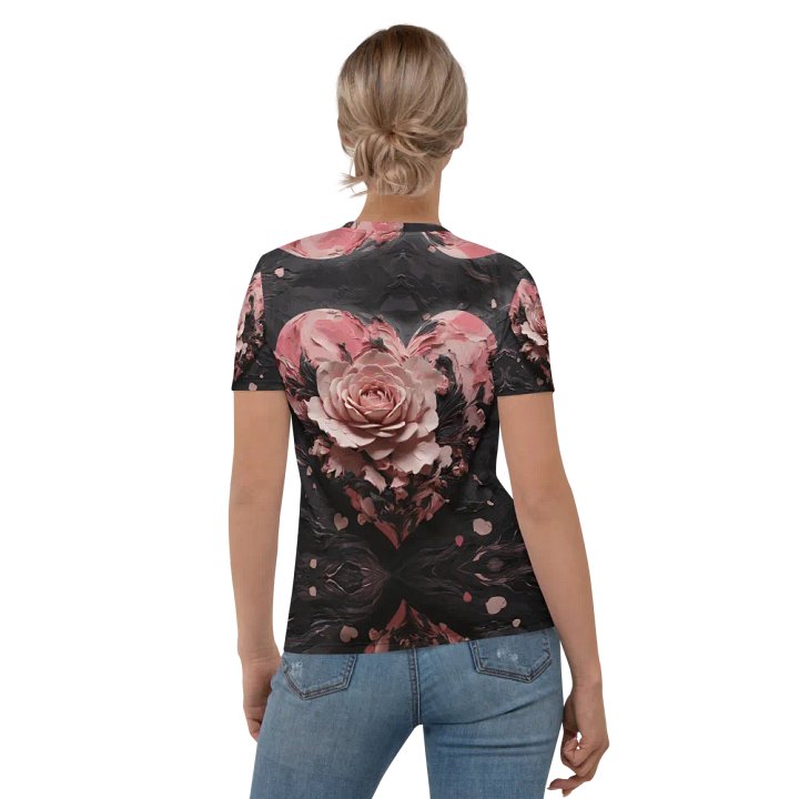 Floral Heart T shirt product image (2)