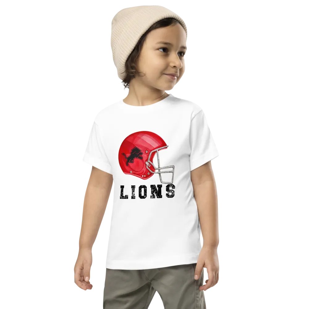 Toddler Boys Lions Football T-Shirt (Homemade) product image (3)