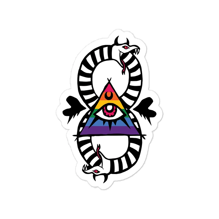 Vinyl Decal | Rainbow Ouroboros product image (1)