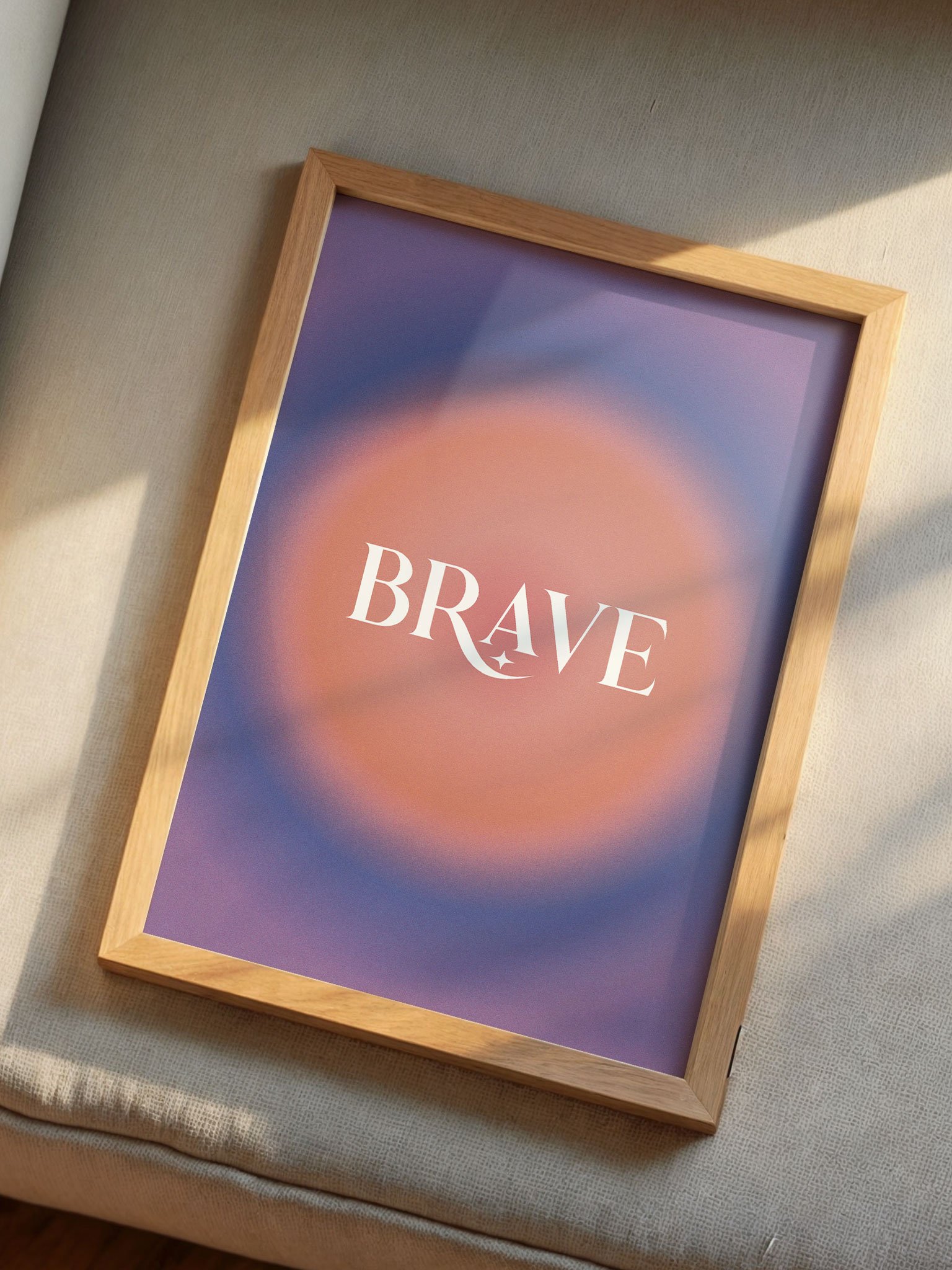 Brave Gradient Grain Poster product image (29)