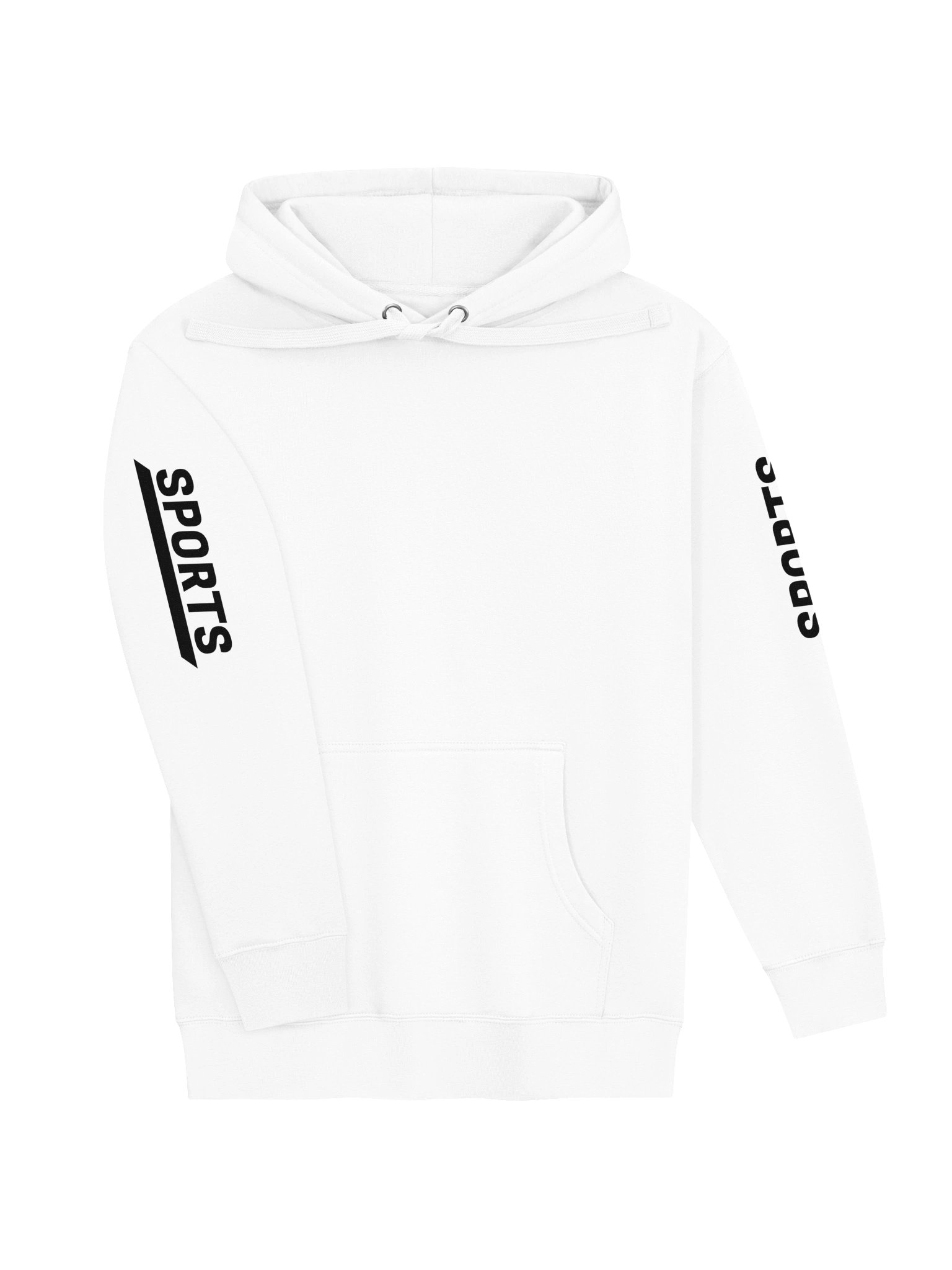 Sports White Hoodie product image (3)