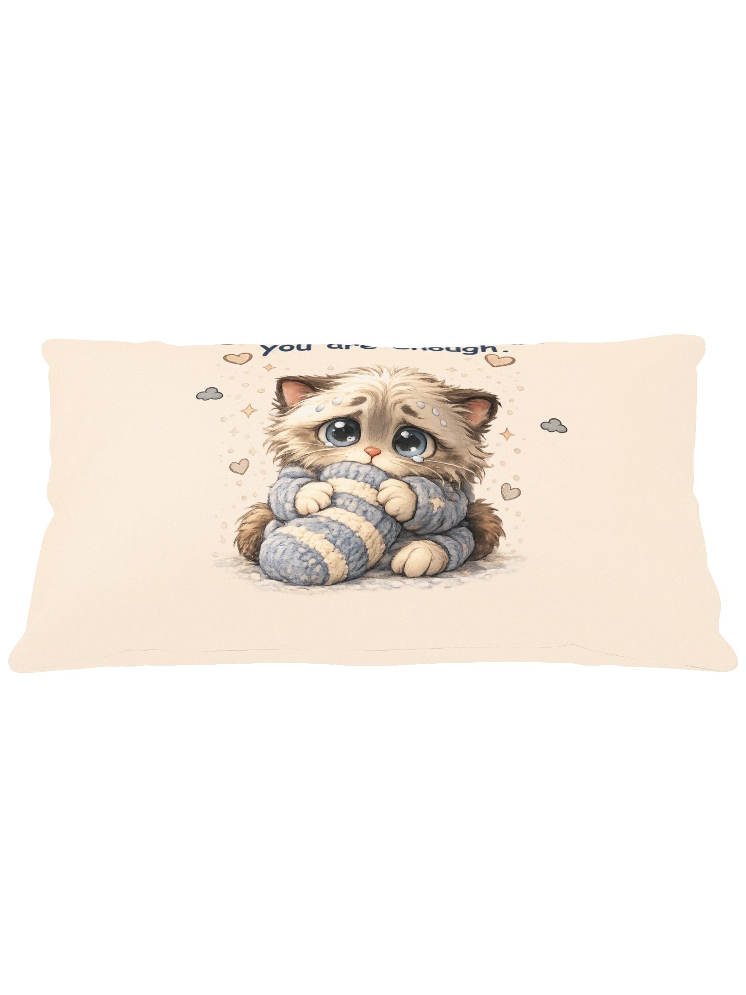 Crumpet You Are Safe Kitten Pillow product image (2)