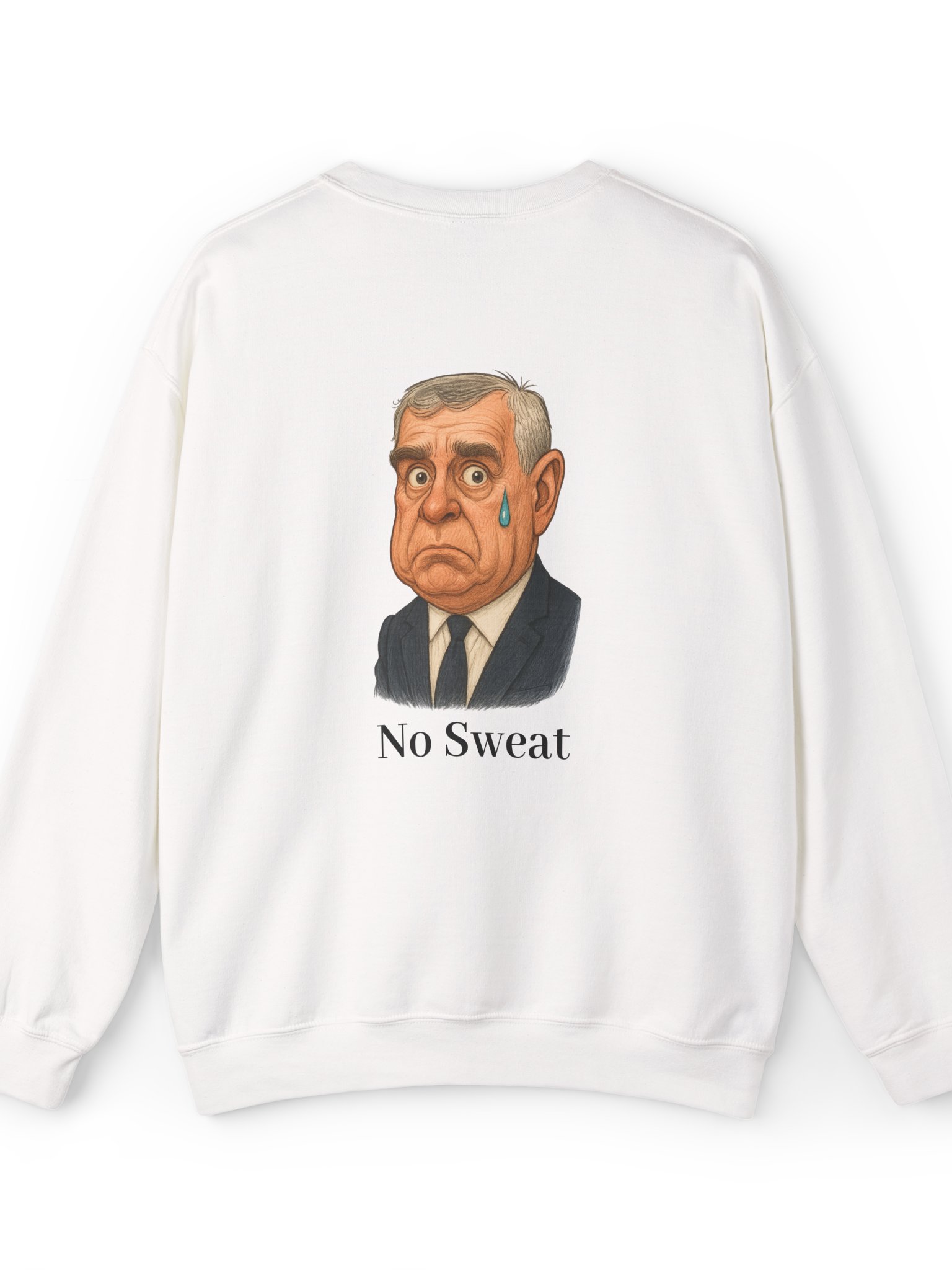 Royal Parody – “No Sweat” Premium Unisex Crewneck Sweatshirt | As Never Collection product image (14)