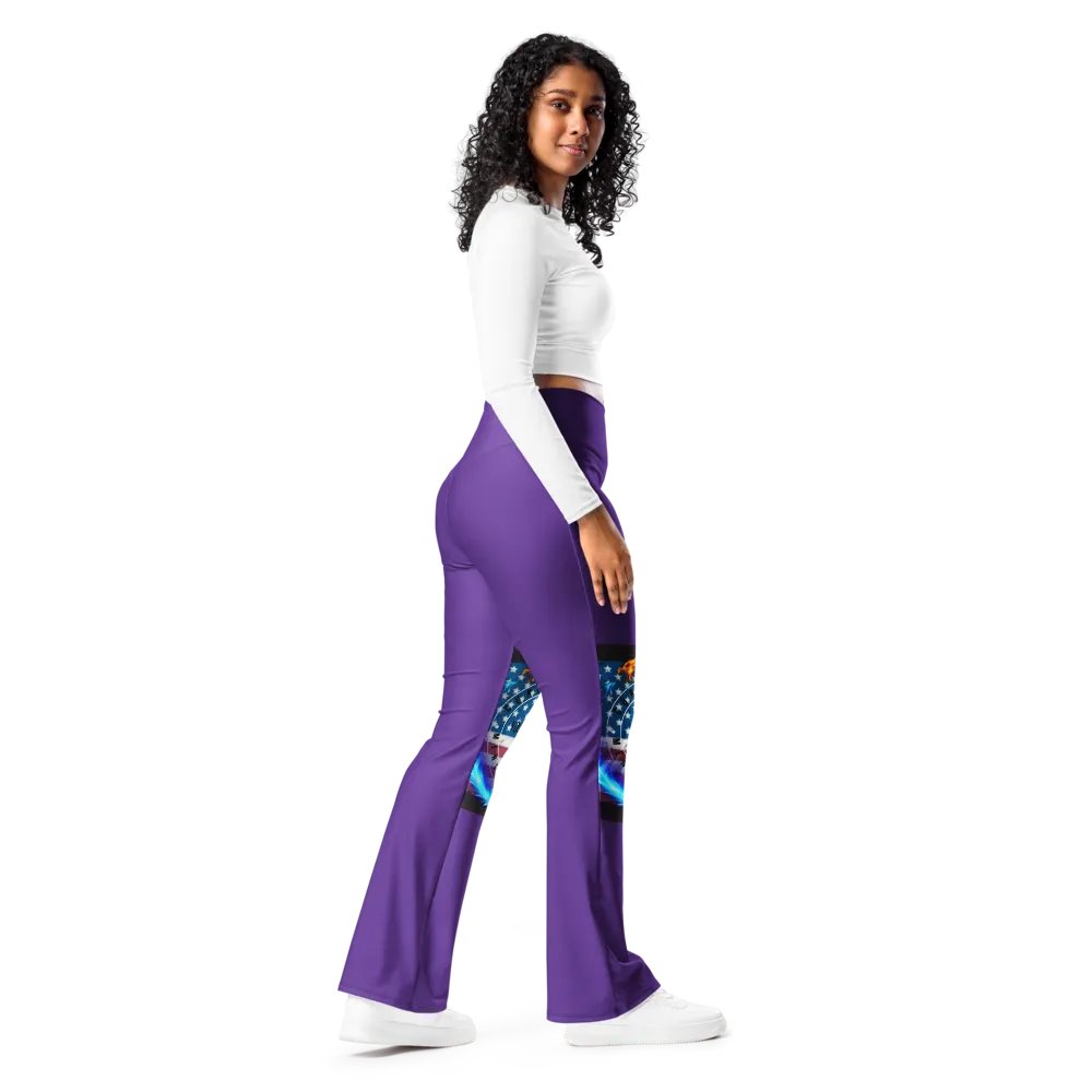flare leggings- purple product image (6)