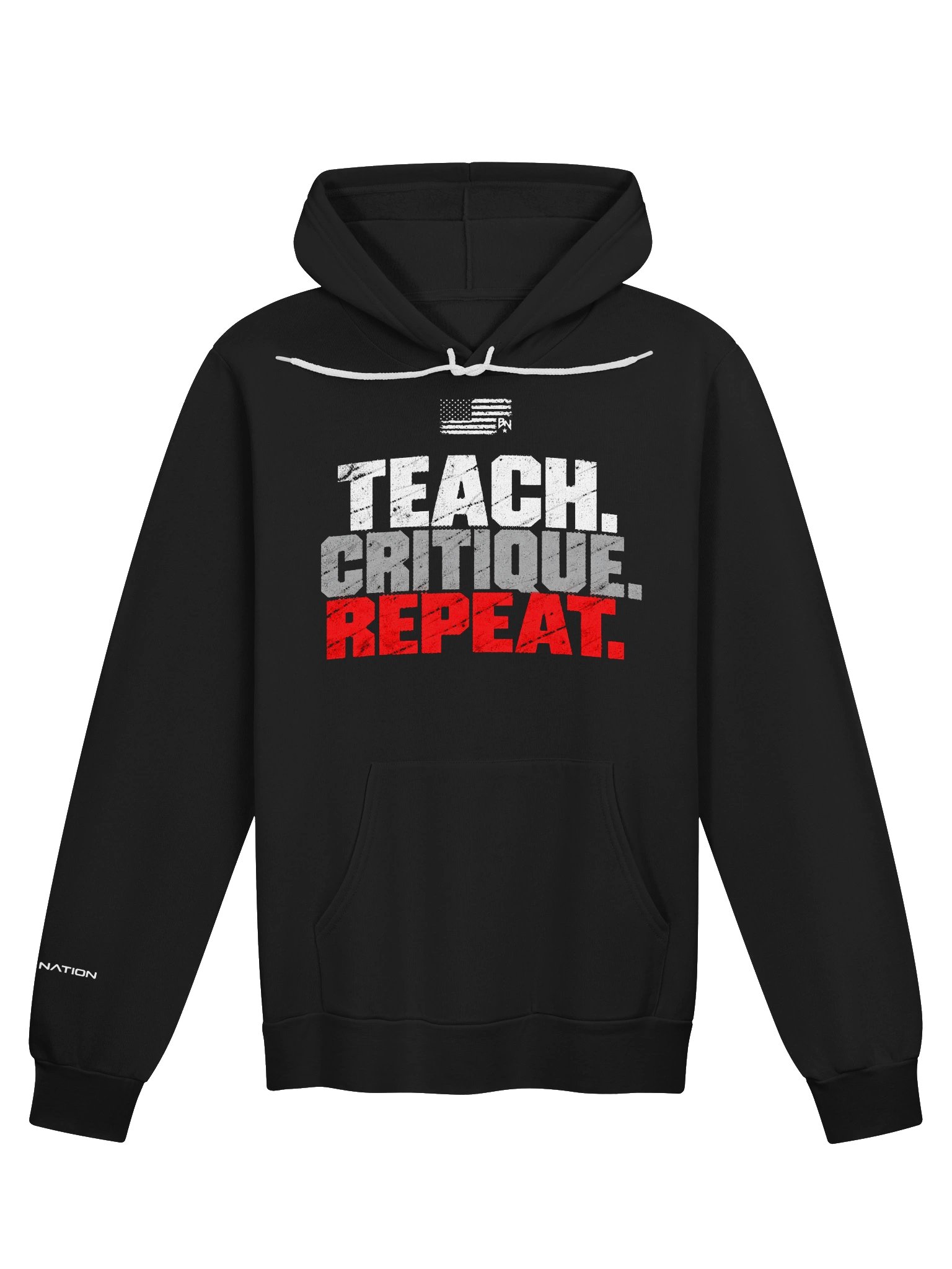 Teach. Critique. Repeat. | Performance Hoodie product image (1)