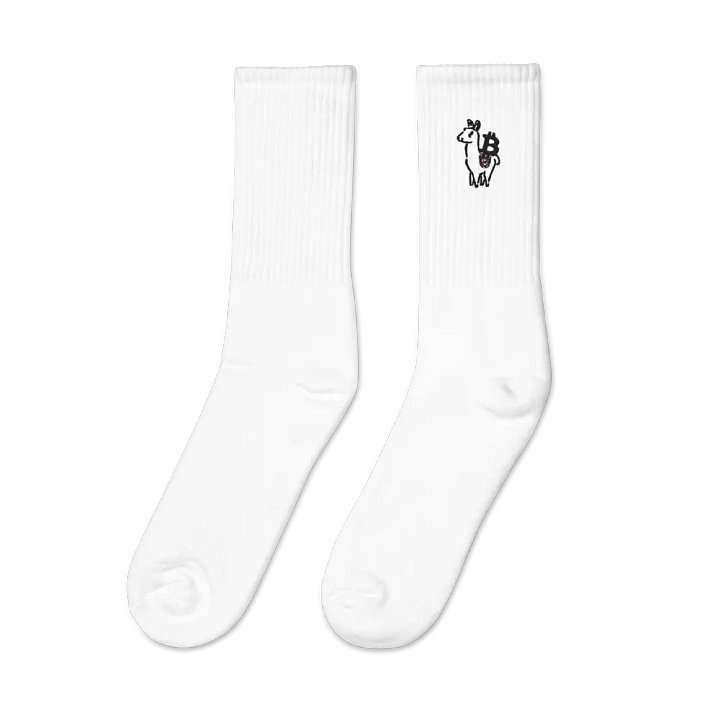 Alpaca Bitcoin Socks product image (2)