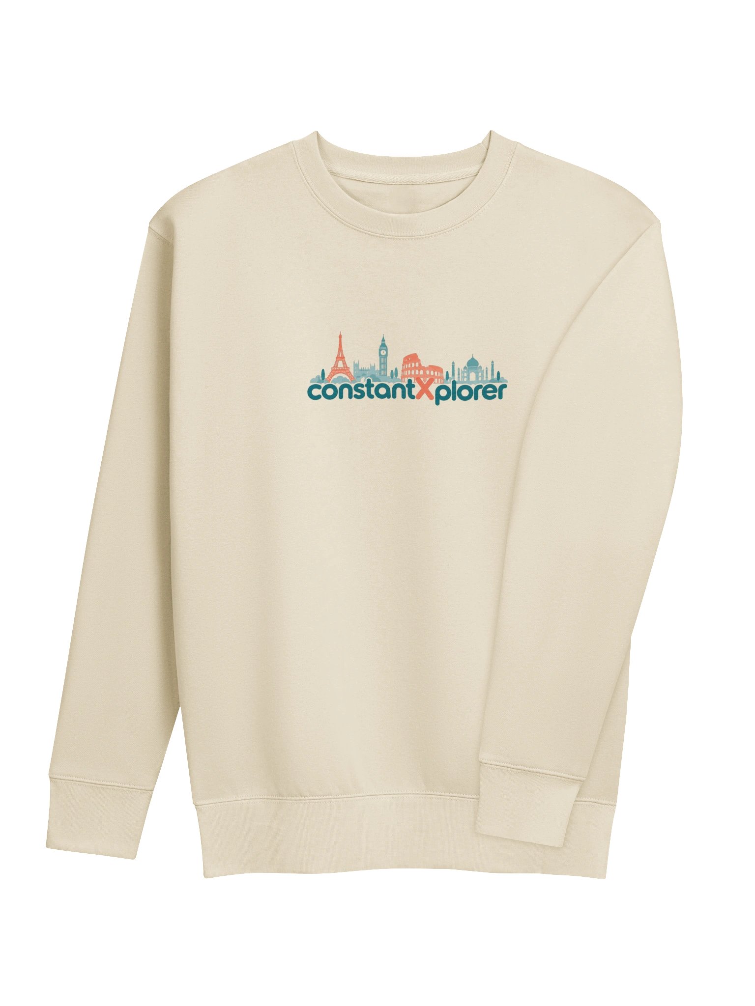 constantXplorer Crewneck Sweatshirt, Bone, Big Skyline product image (4)