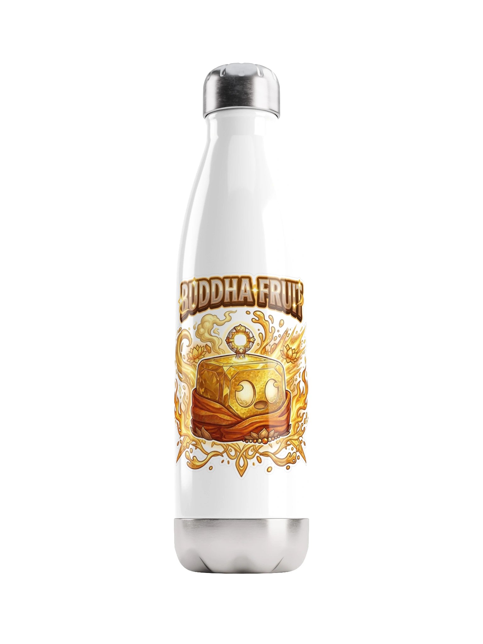 Buddha Fruit Blox Fruits Gamer Stainless Steel Water Bottle Gift For Kids product image (1)