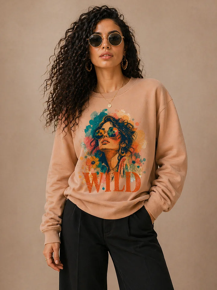 WILD Graphic Sweatshirt – Premium Cotton Crewneck product image (2)