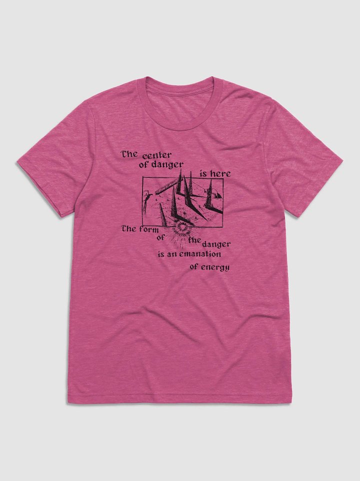THE CENTER OF DANGER IS HERE (black) product image (3)