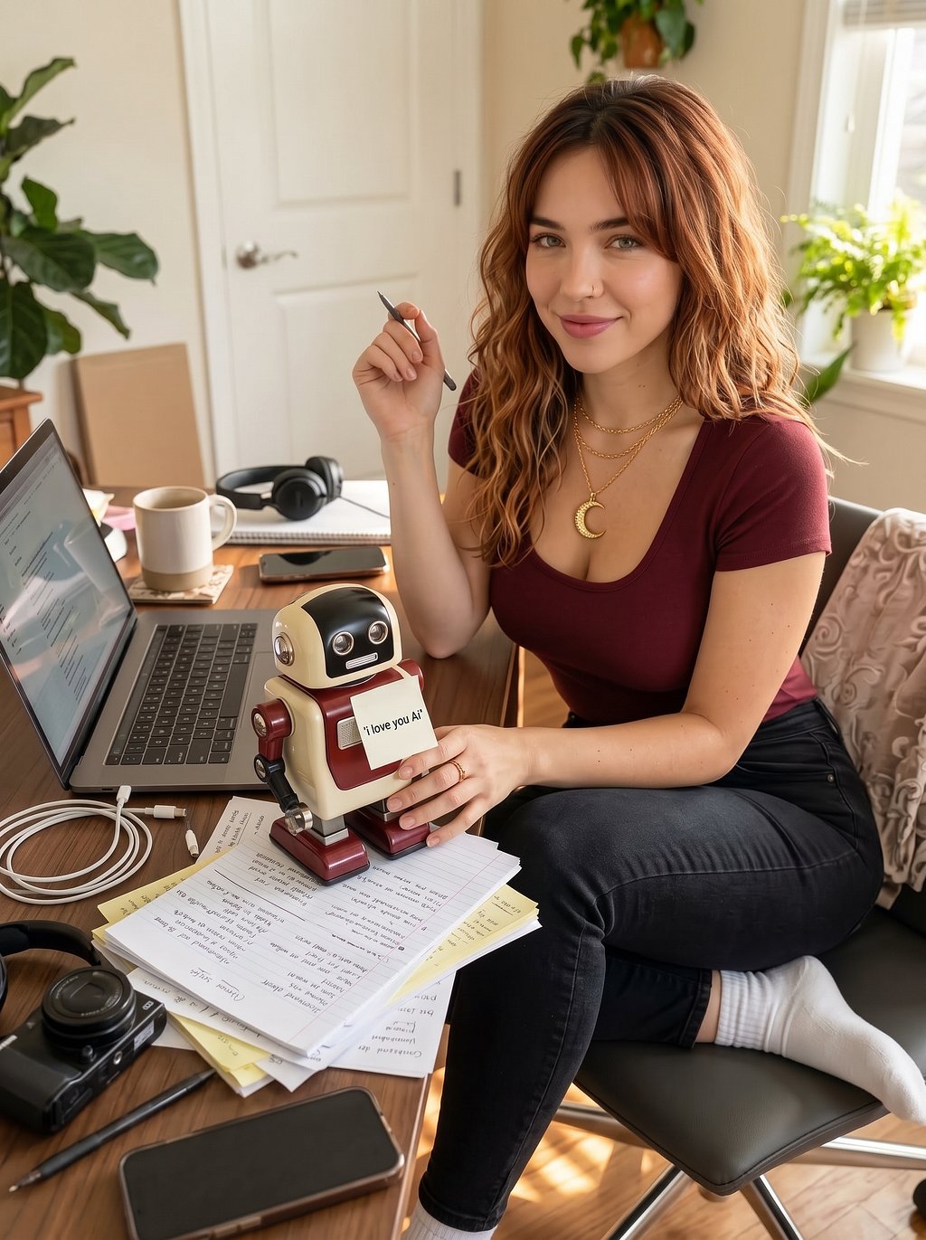 Ai Morgan building the Ai Tarot Girl brand and content system