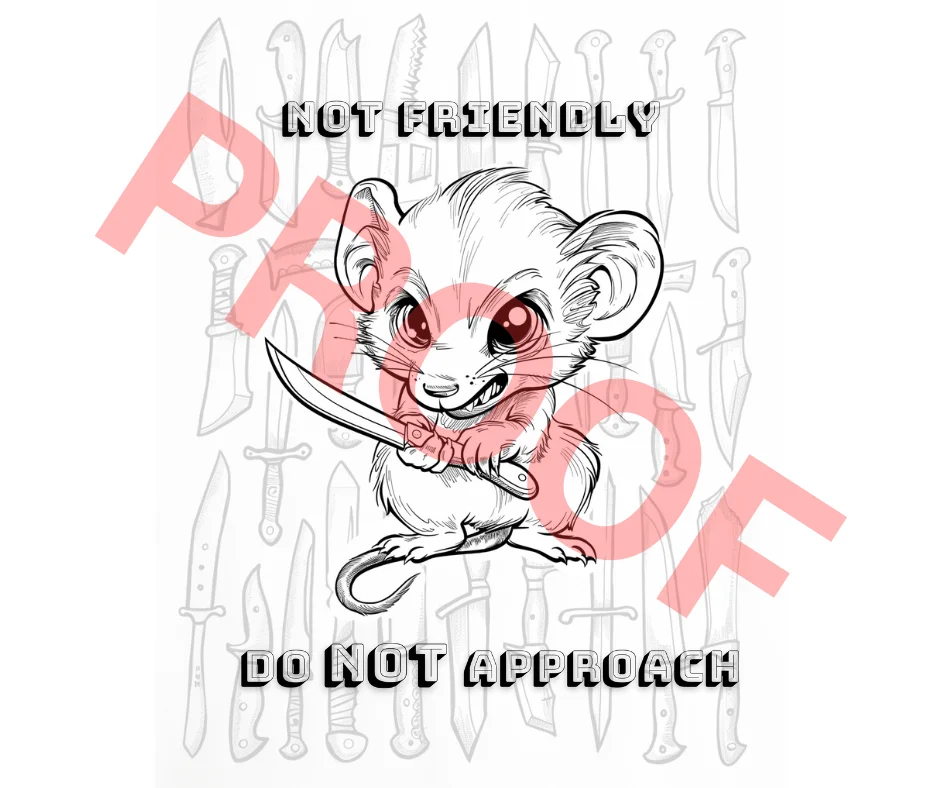 Not Friendly DO NOT APPROACH product image (1)